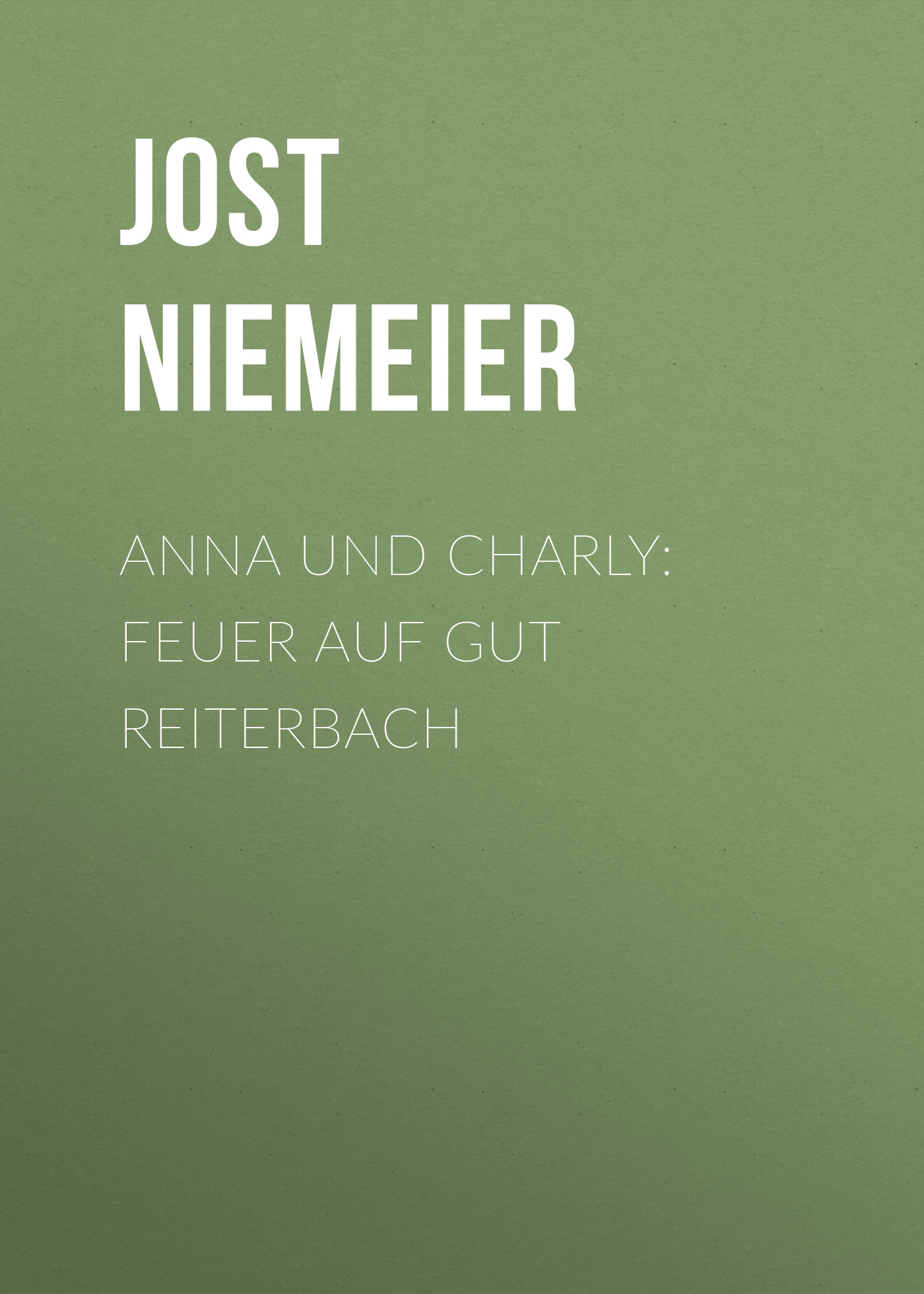 Обложка книги «Anna und Charly: Feuer auf Gut Reiterbach»