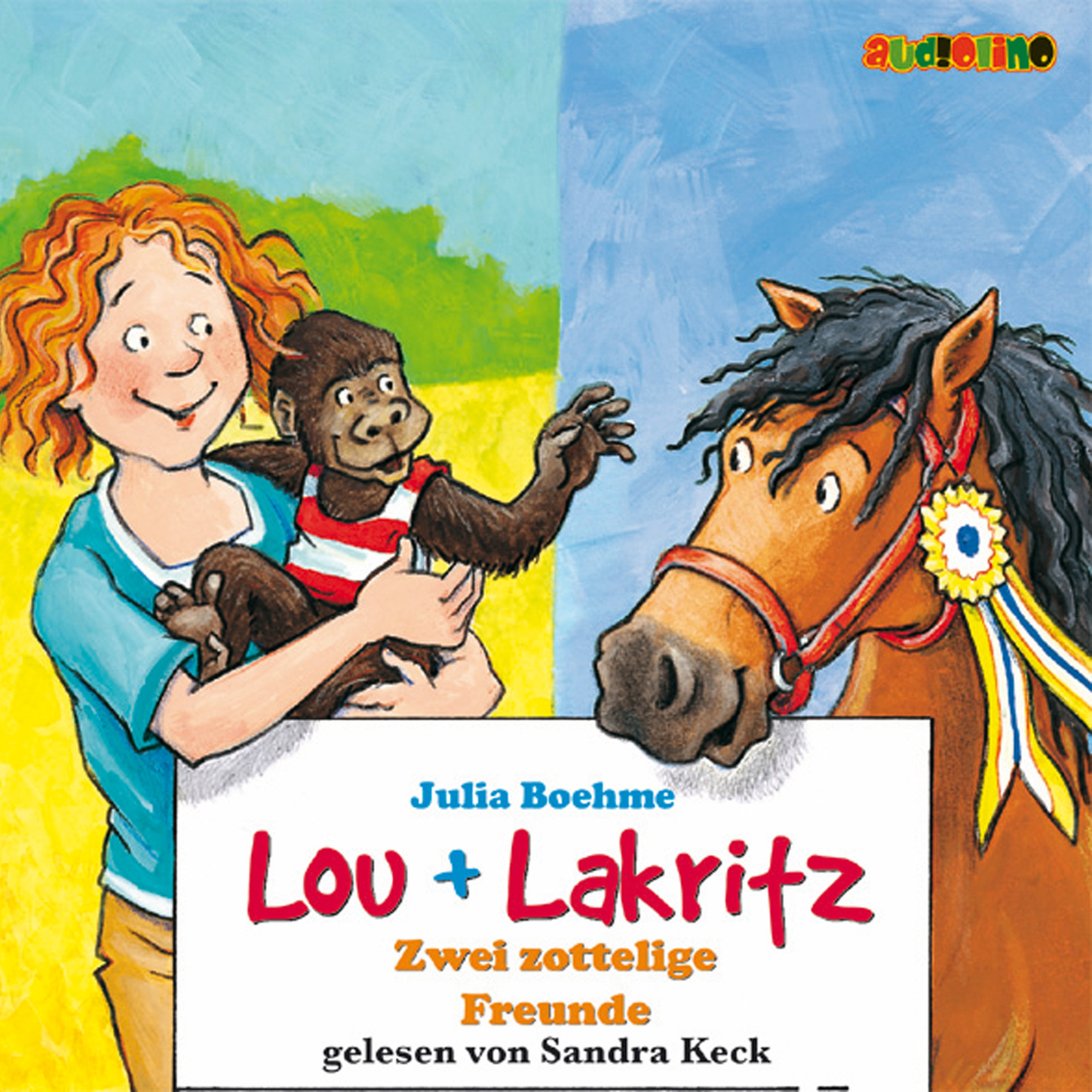 Обложка книги «Zwei zottelige Freunde - Lou + Lakritz 2»