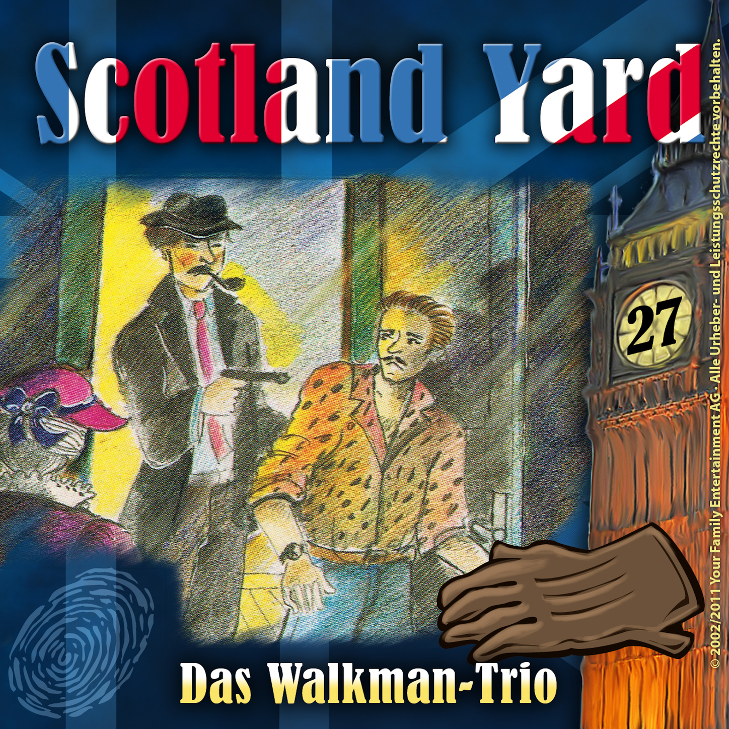 Обложка книги «Scotland Yard, Folge 27: Das Walkman-Trio»