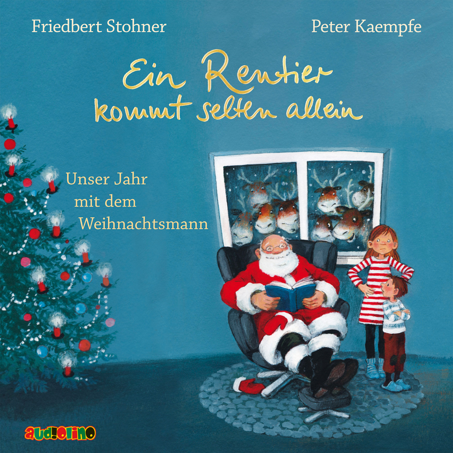 Обложка книги «Ein Rentier kommt selten allein - Unser Jahr mit dem Weihnachtsmann»
