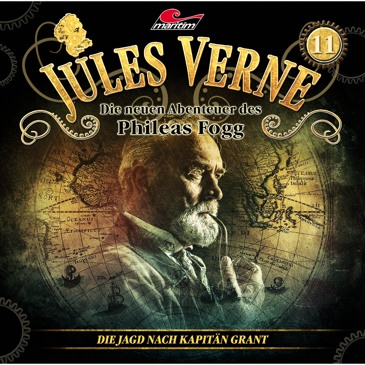 Обложка книги «Jules Verne, Die neuen Abenteuer des Phileas Fogg, Folge 11: Die Jagd nach Kapitän Grant»