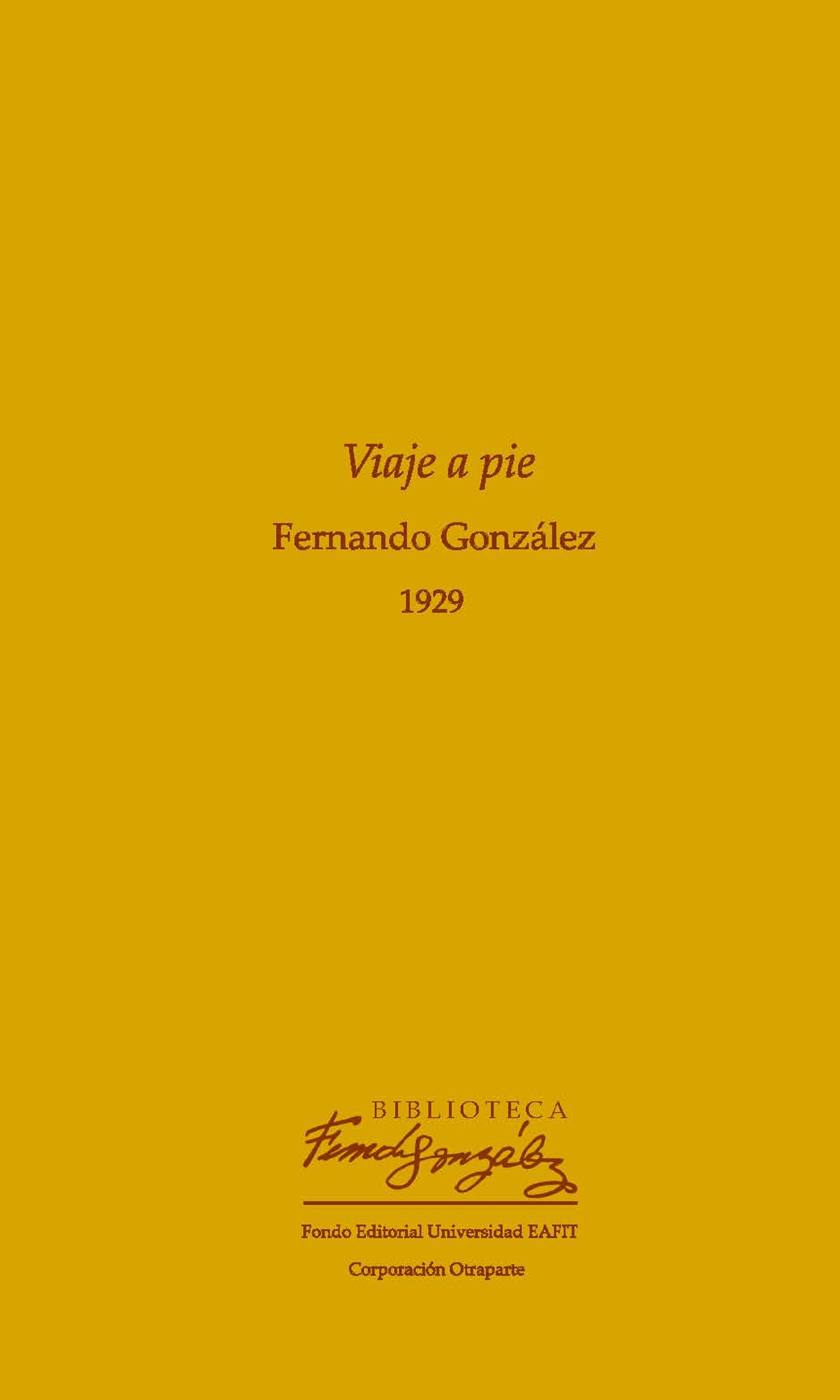 Обложка книги «Viaje a pie 1929»