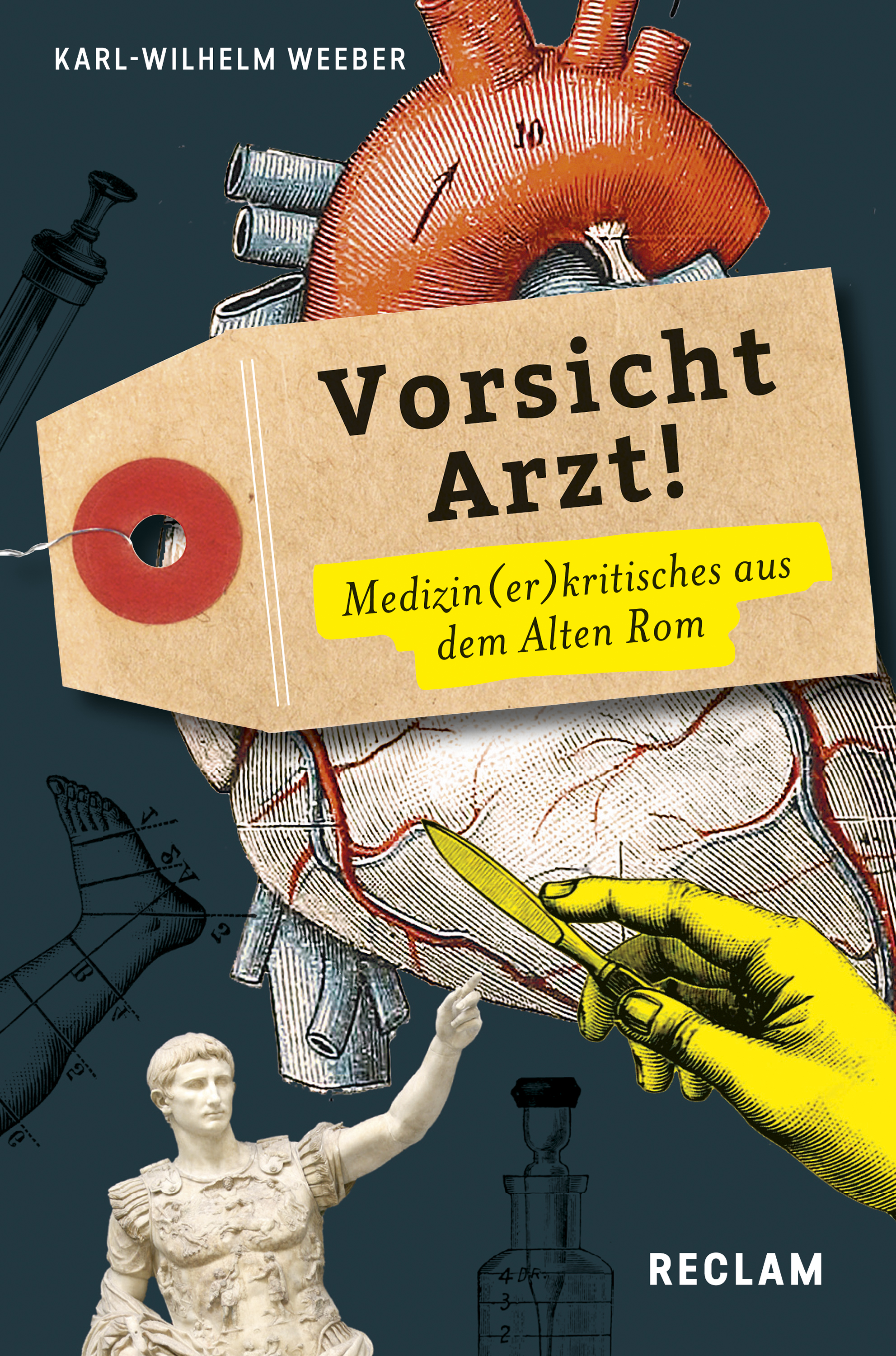 Обложка книги «Vorsicht, Arzt! Medizin(er)kritisches aus dem Alten Rom. (Lateinisch/Deutsch)»