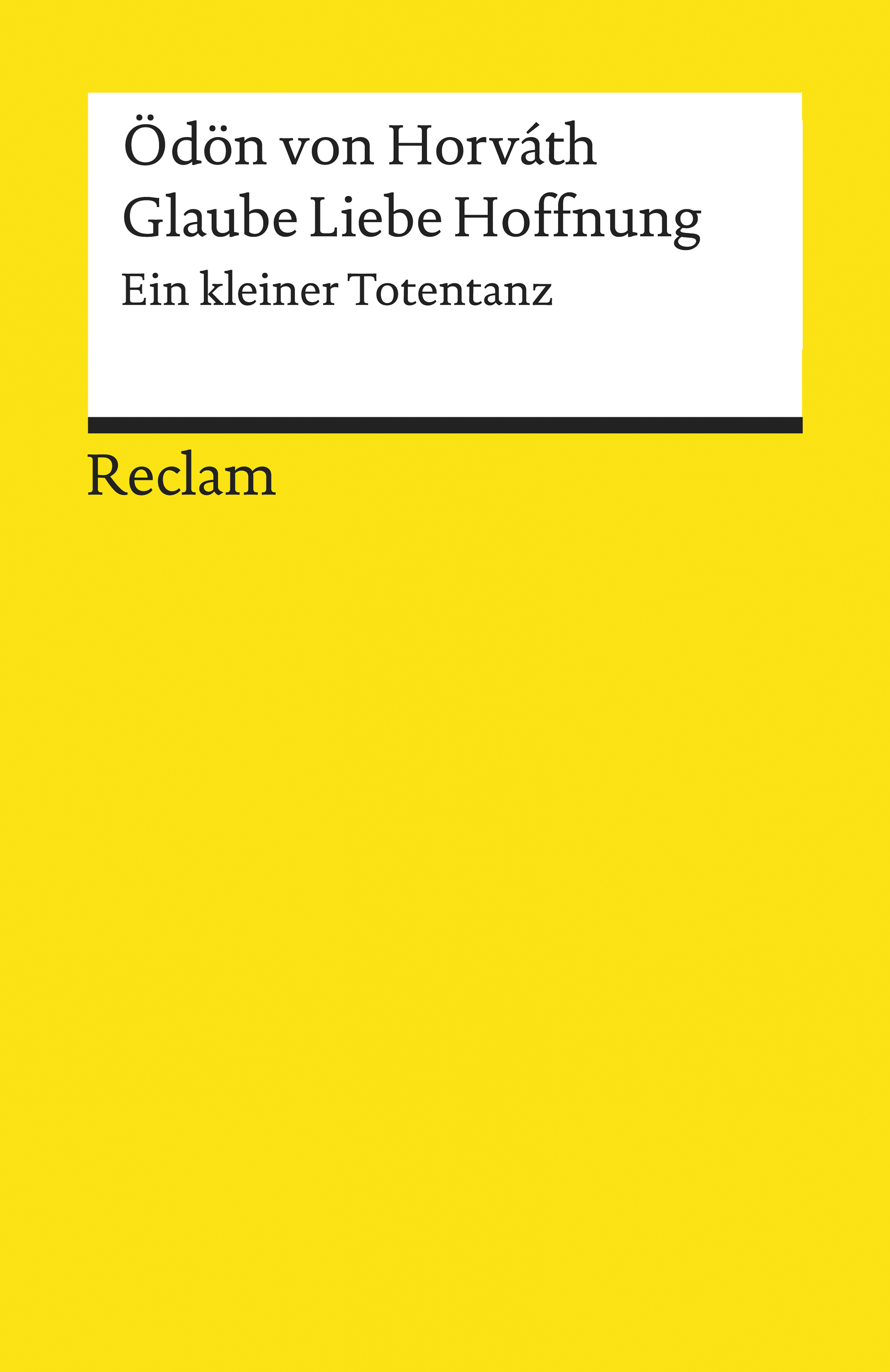 Обложка книги «Glaube Liebe Hoffnung. Ein kleiner Totentanz»
