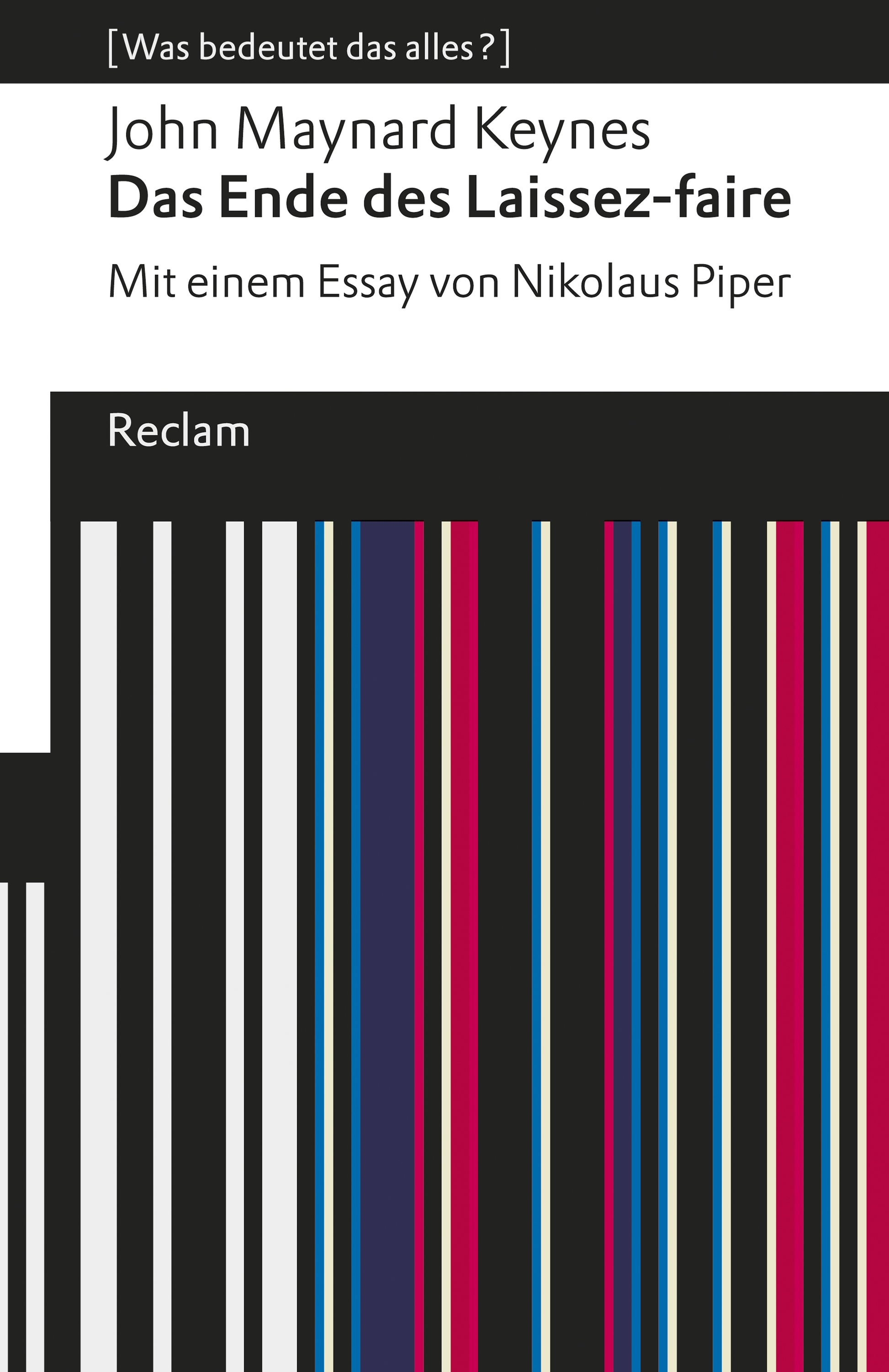 Обложка книги «Das Ende des Laissez-faire. Mit einem Essay von Nikolaus Piper.»