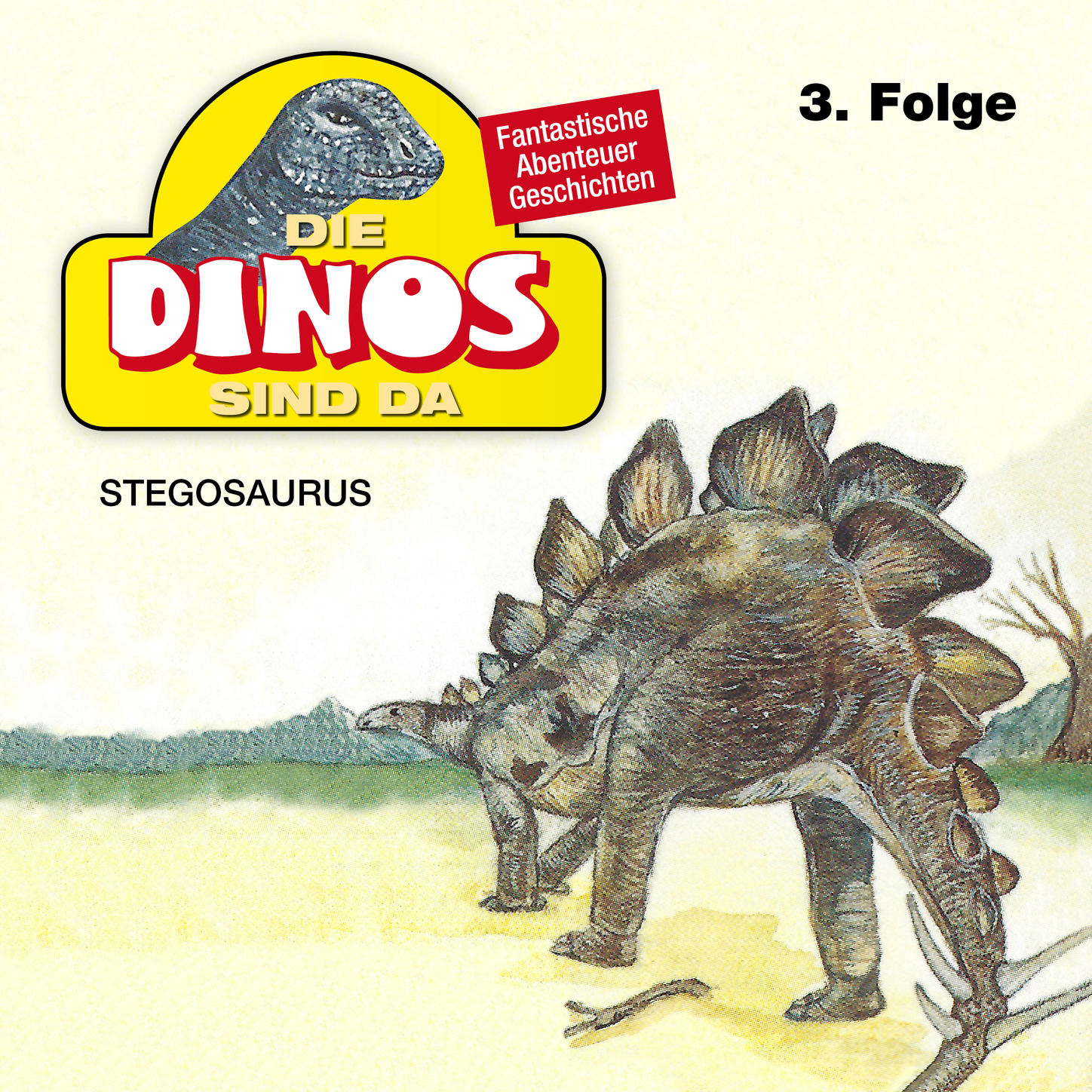 Обложка книги «Die Dinos sind da, Folge 3: Stegosaurus»
