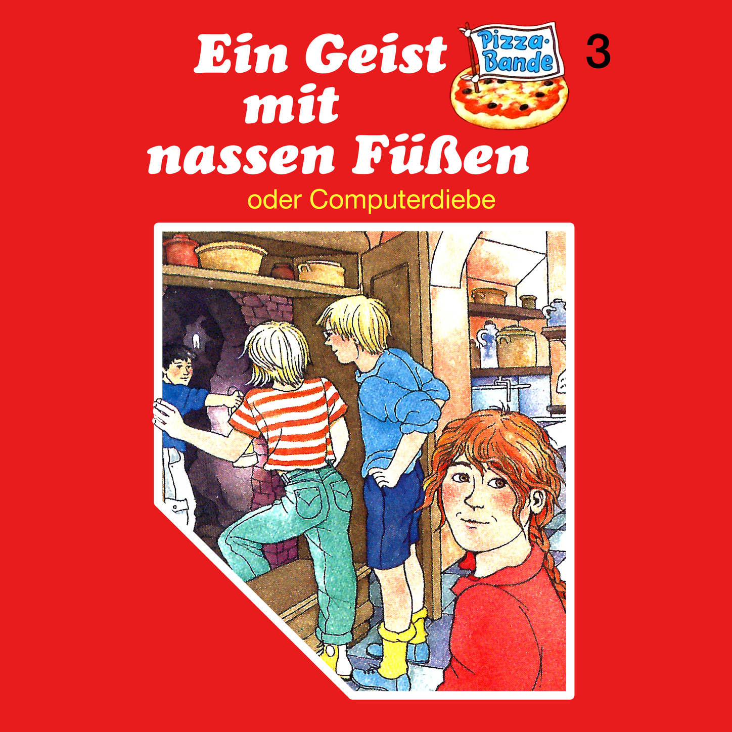 Обложка книги «Pizzabande, Folge 3: Ein Geist mit nassen Füßen (oder Computerdiebe)»