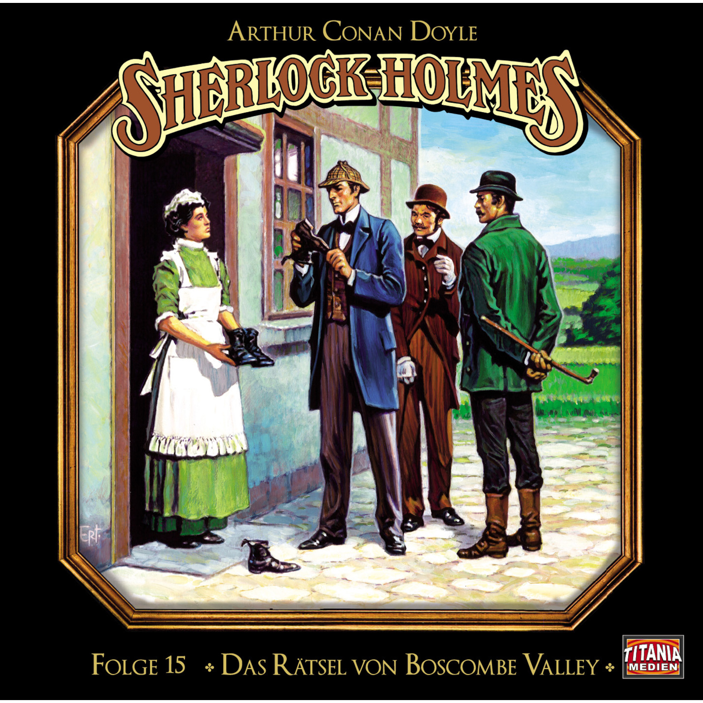 Обложка книги «Sherlock Holmes - Die geheimen Fälle des Meisterdetektivs, Folge 15: Das Rätsel von Boscombe Valley»