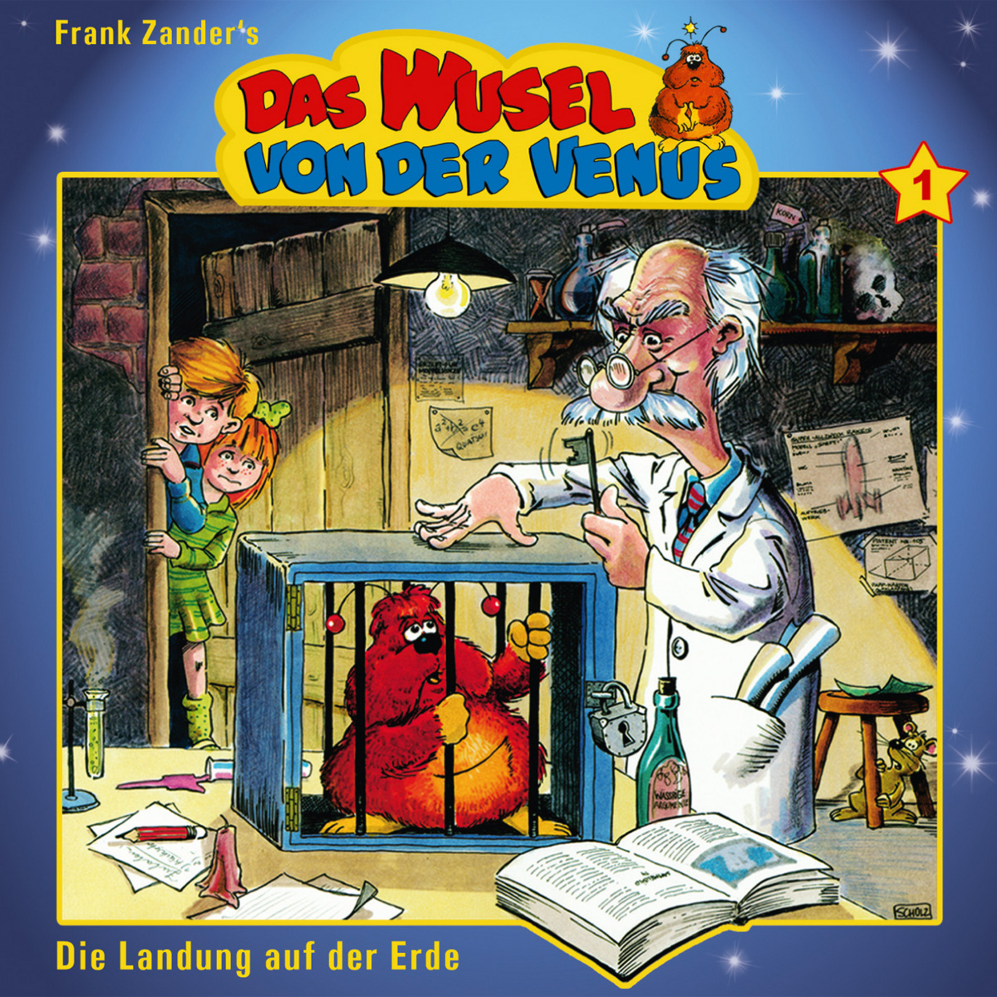 Обложка книги «Das Wusel von der Venus, Folge 1: Die Landung auf der Erde»