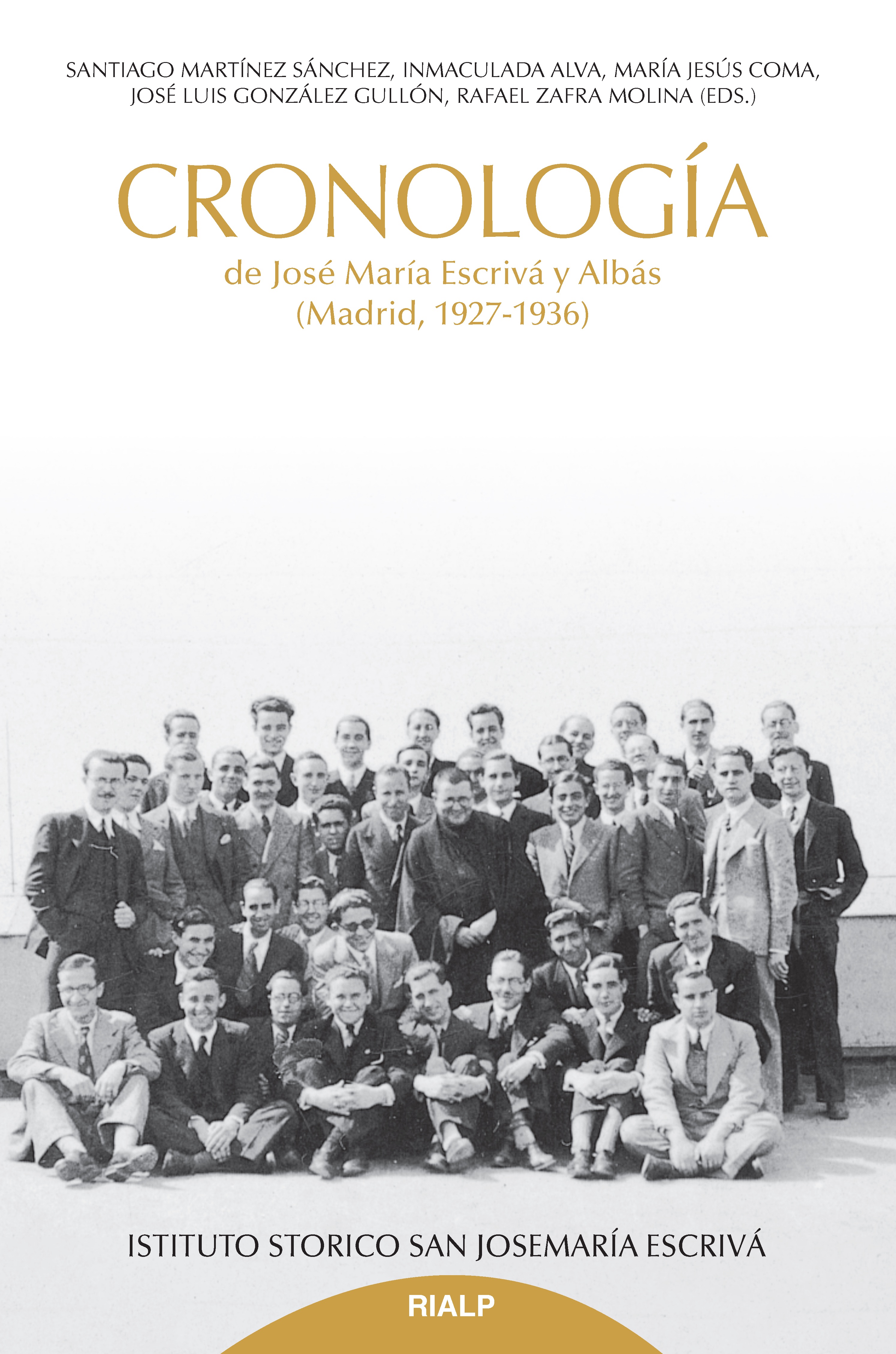 Обложка книги «Cronología de Jose María Escrivá y Albás»