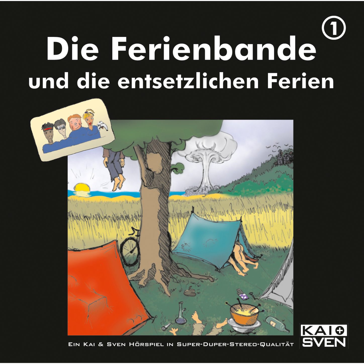 Обложка книги «Die Ferienbande, Folge 1: Die Ferienbande und die entsetzlichen Ferien»