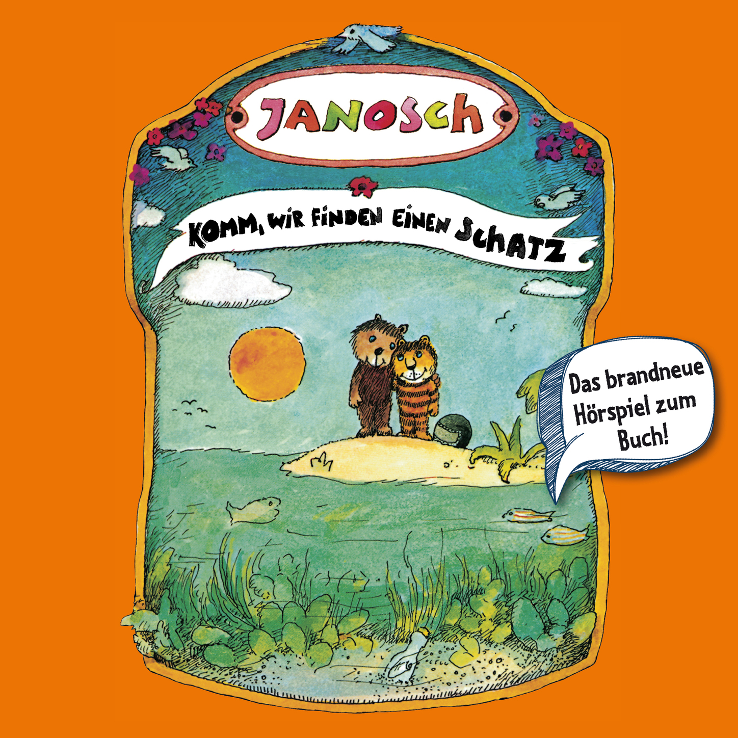 Обложка книги «Janosch, Folge 4: Komm, wir finden einen Schatz»