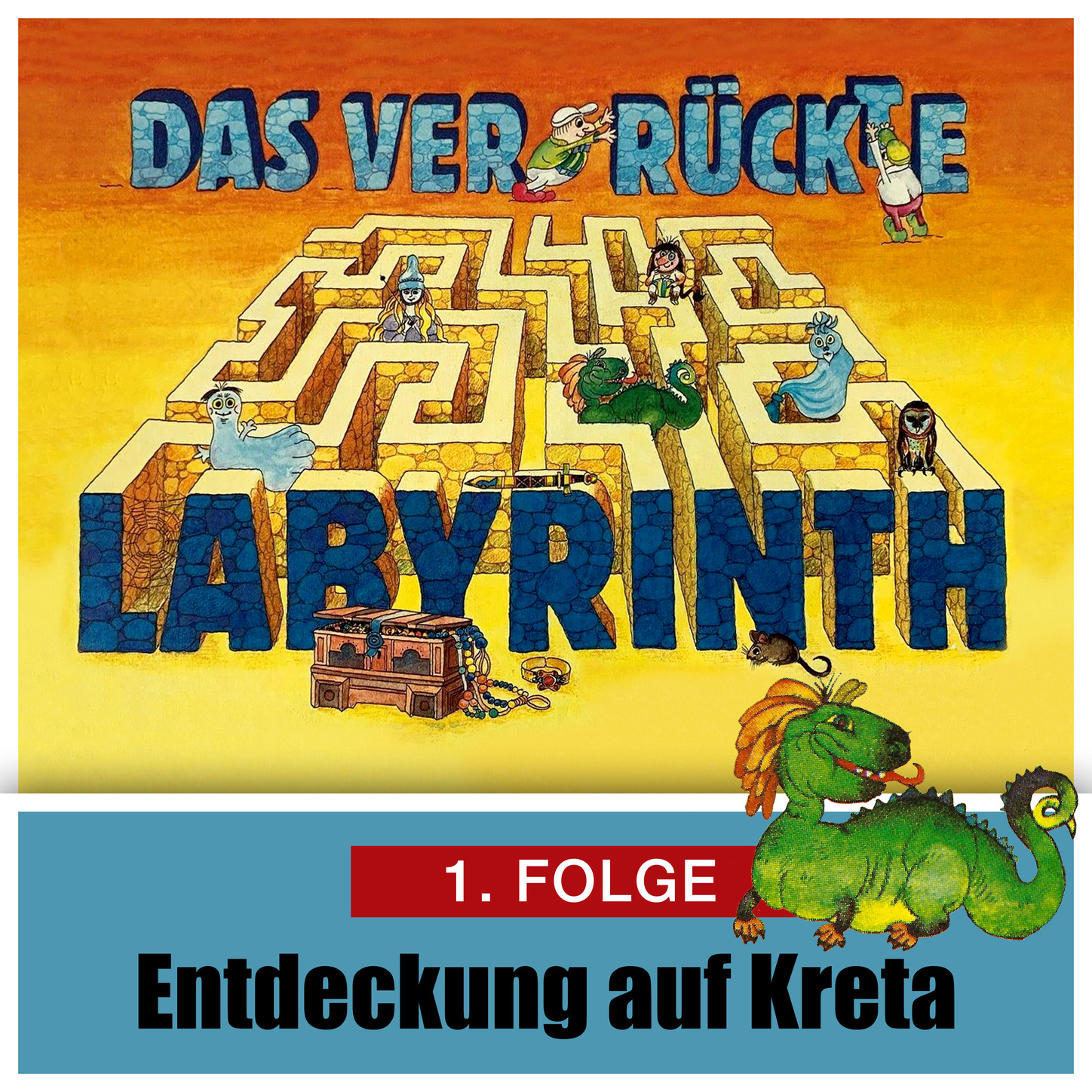 Обложка книги «Das ver-rückte Labyrinth, Folge 1: Entdeckung auf Kreta»