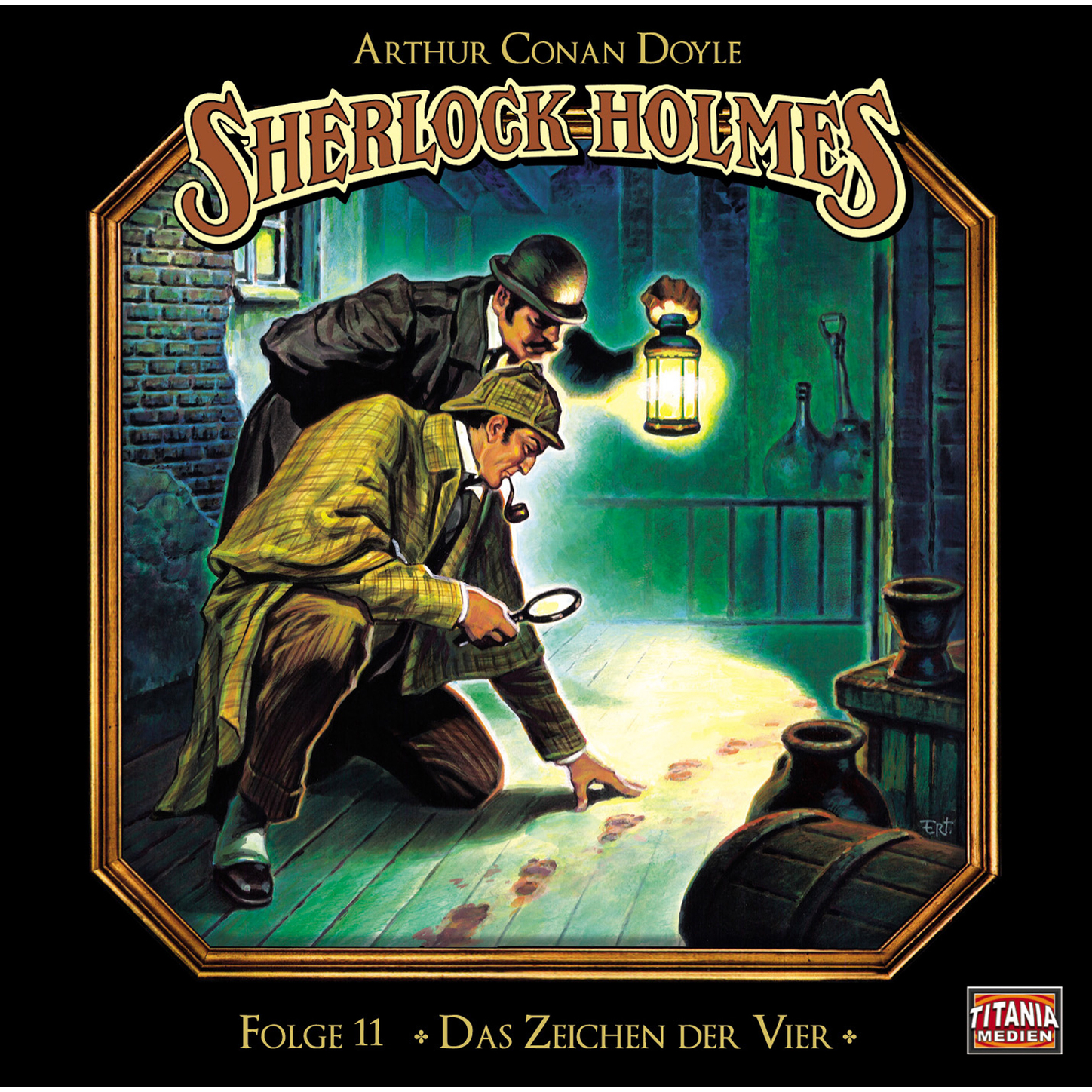 Обложка книги «Sherlock Holmes - Die geheimen Fälle des Meisterdetektivs, Folge 11: Das Zeichen der Vier»