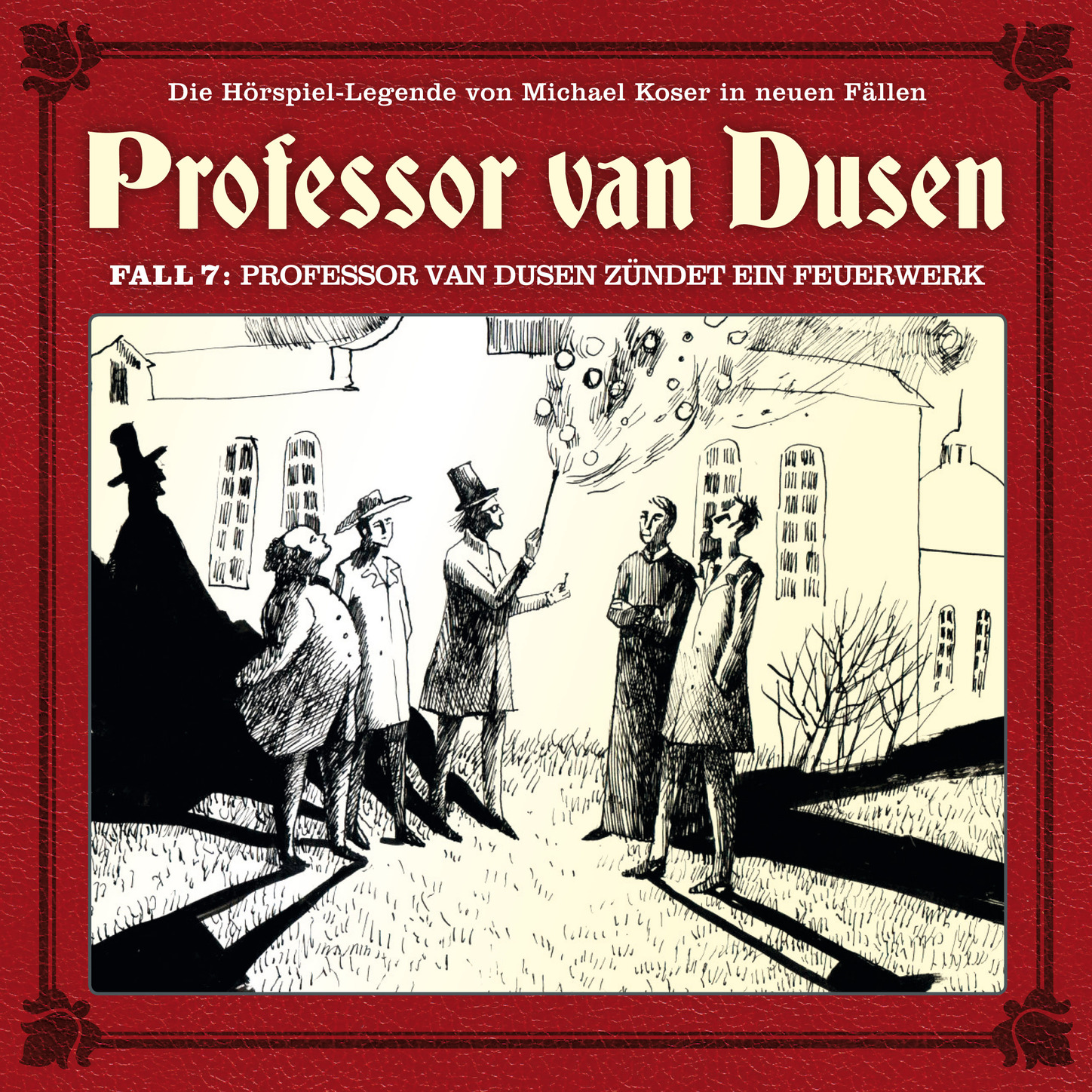 Обложка книги «Professor van Dusen, Die neuen Fälle, Fall 7: Professor van Dusen zündet ein Feuerwerk»