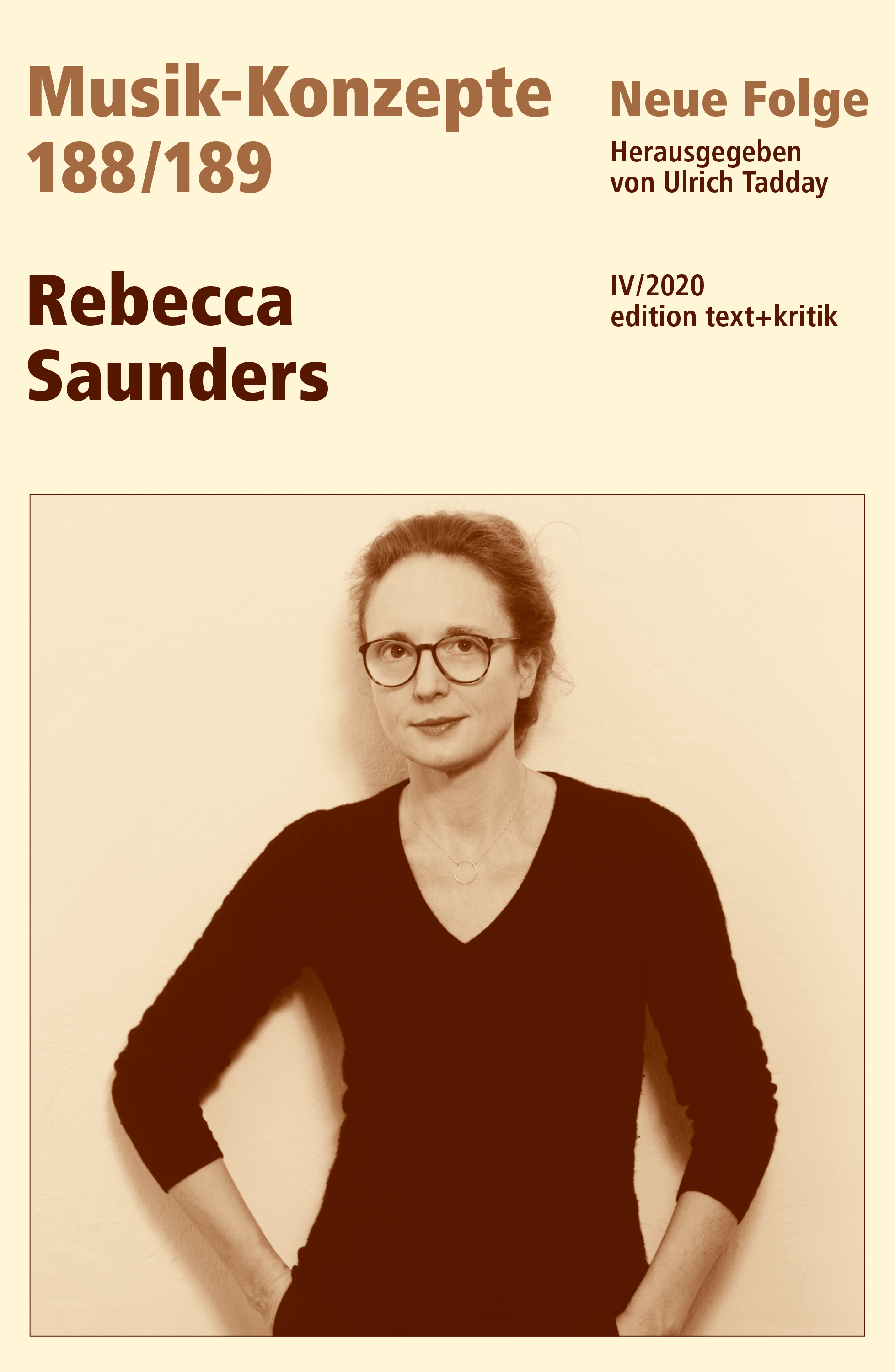 Обложка книги «MUSIK-KONZEPTE 188 / 189: Rebecca Saunders»