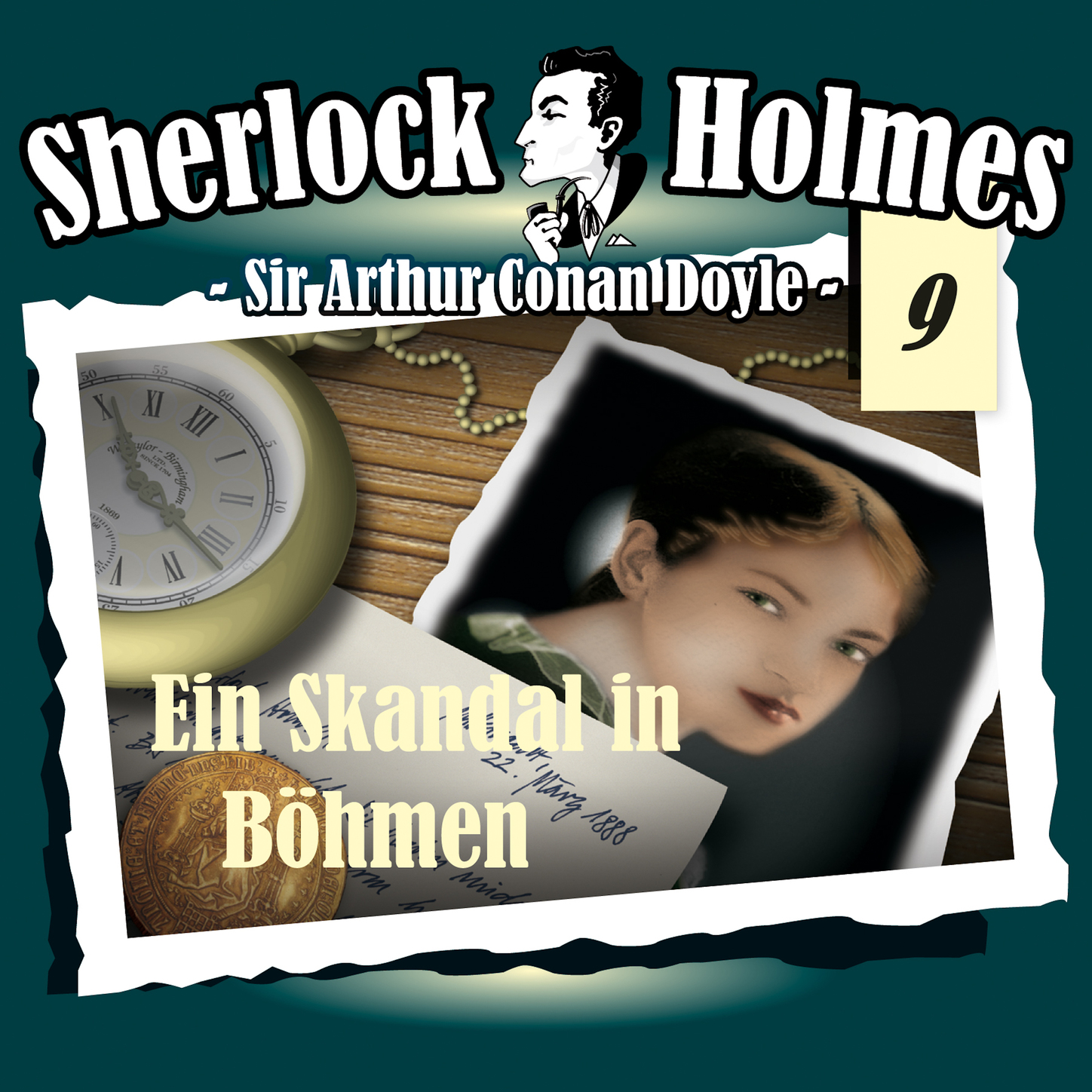 Обложка книги «Sherlock Holmes, Die Originale, Fall 9: Ein Skandal in Böhmen»