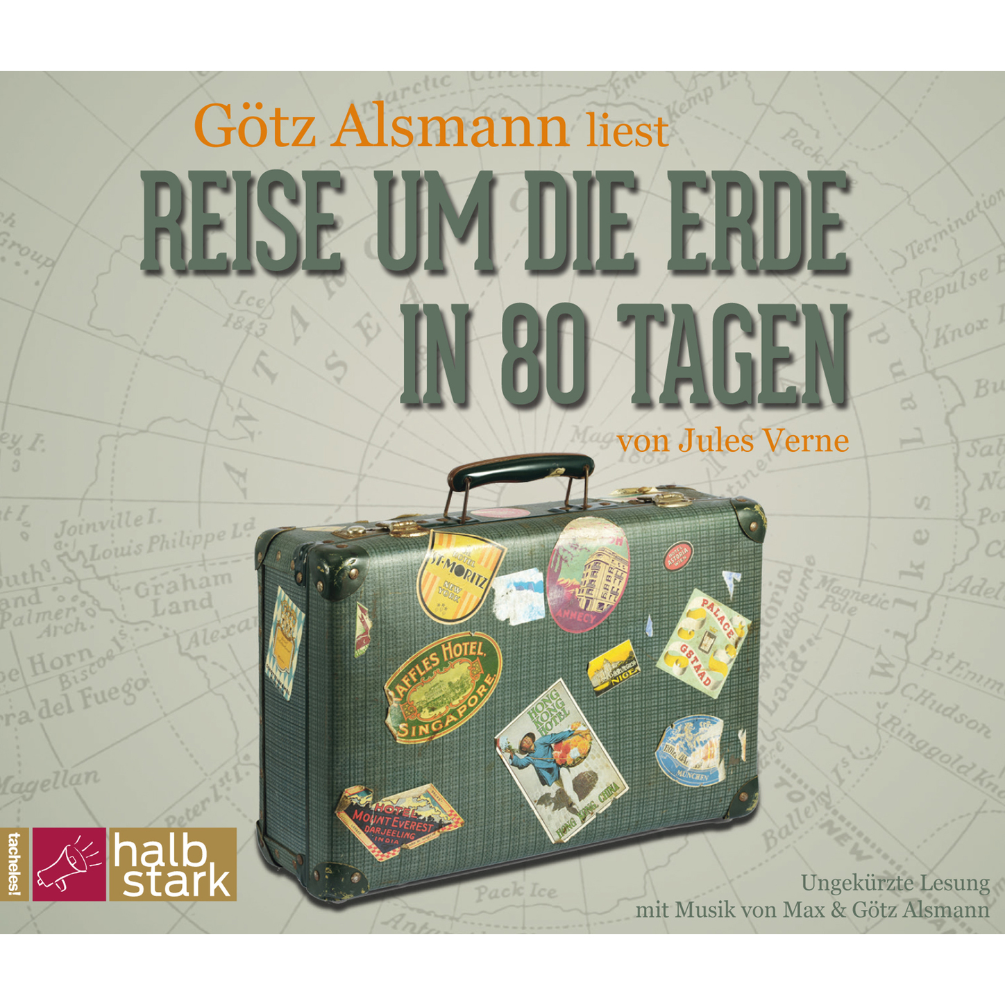 Обложка книги «Reise um die Erde in 80 Tagen (ungekürzt)»