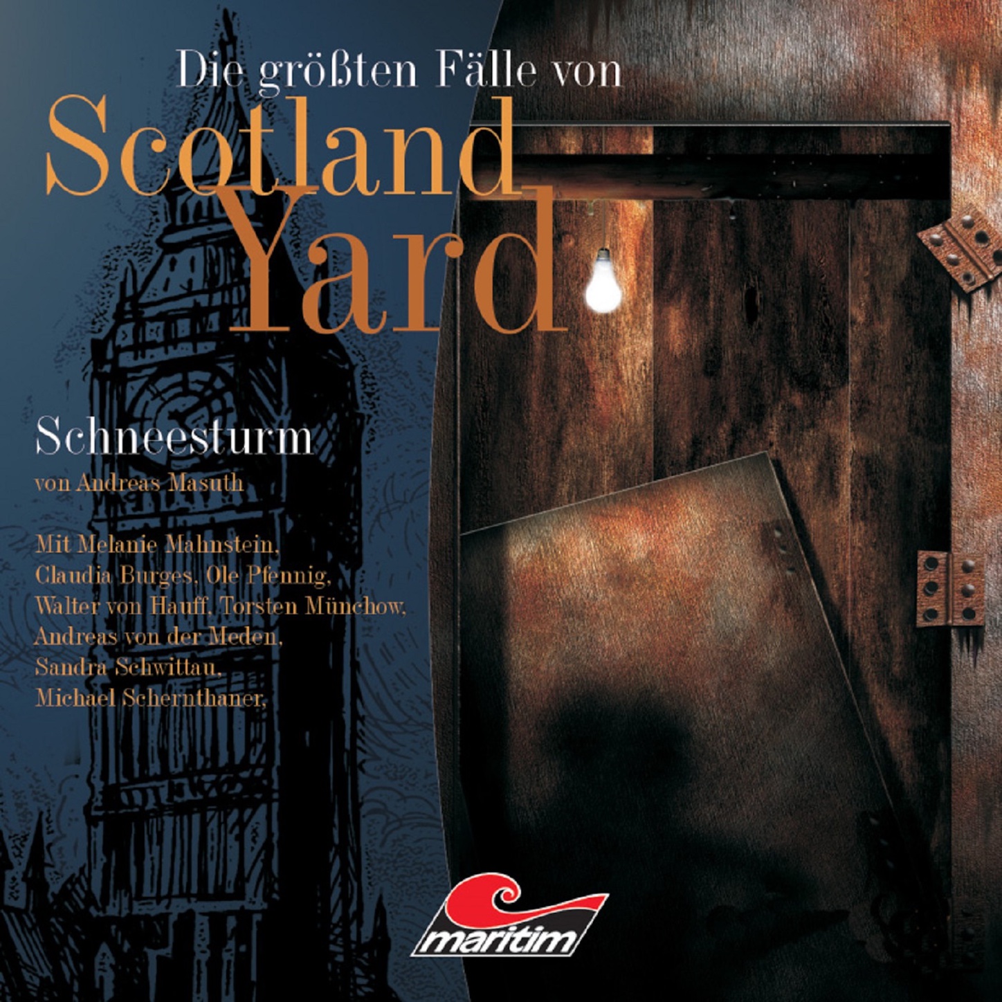 Обложка книги «Die größten Fälle von Scotland Yard, Folge 9: Schneesturm»