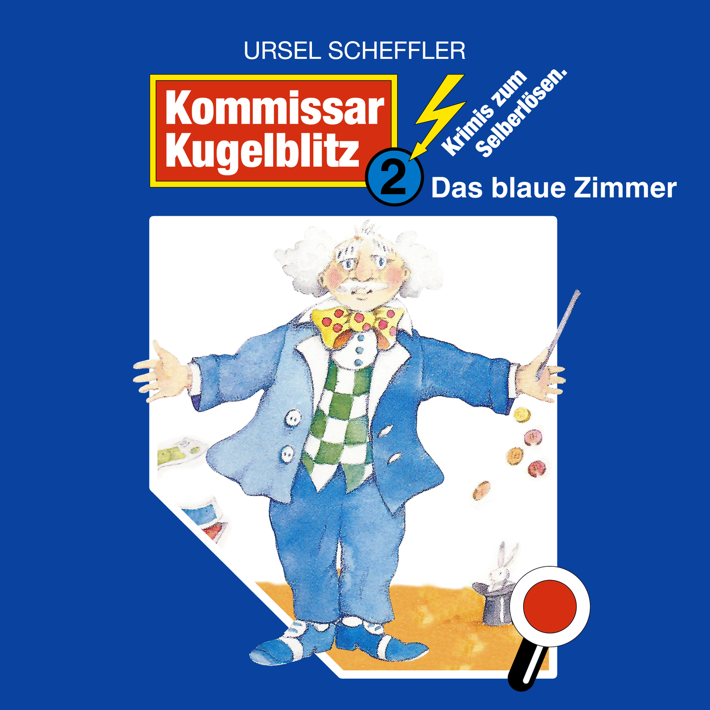 Обложка книги «Kommissar Kugelblitz, Folge 2: Das blaue Zimmer»