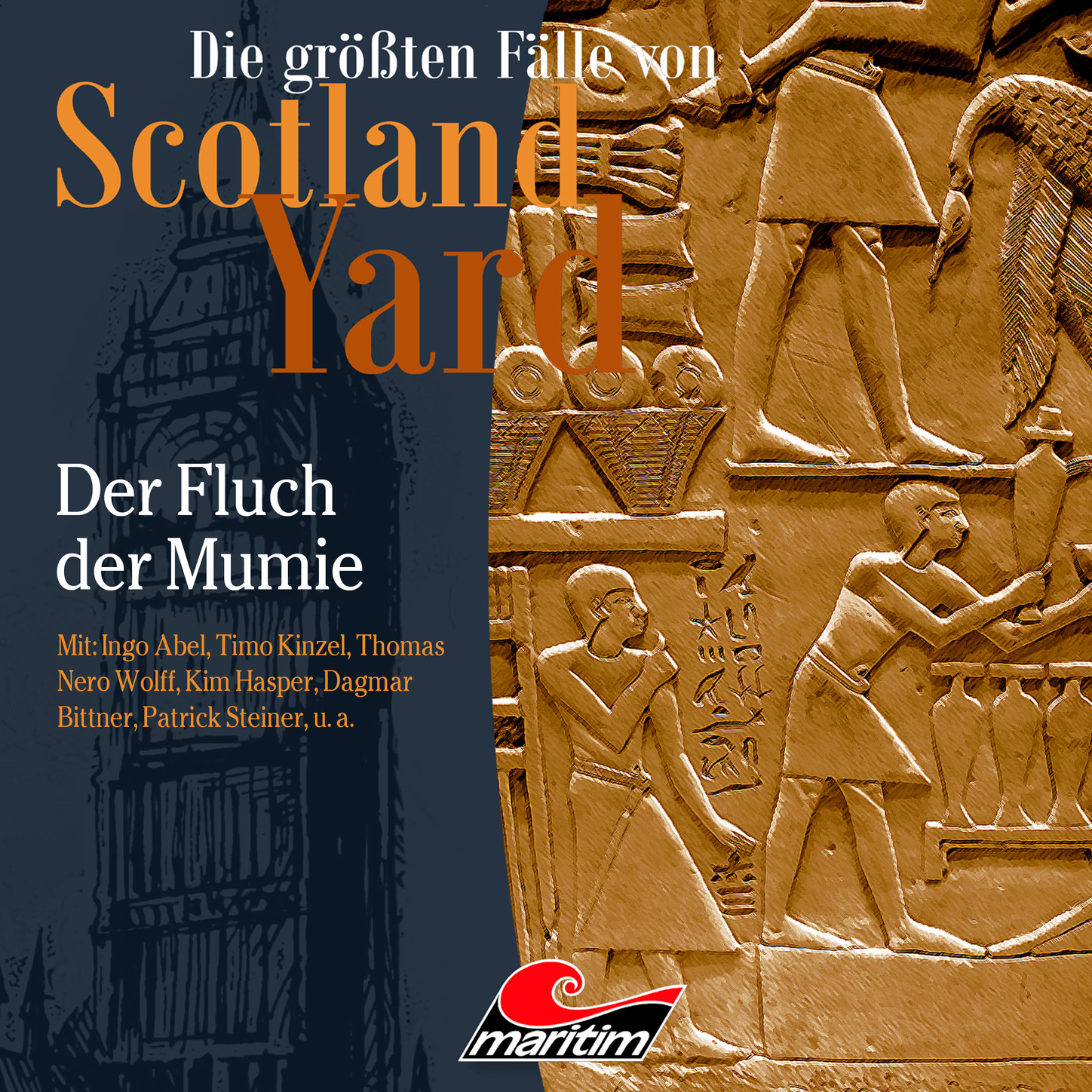 Обложка книги «Die größten Fälle von Scotland Yard, Folge 40: Der Fluch der Mumie»