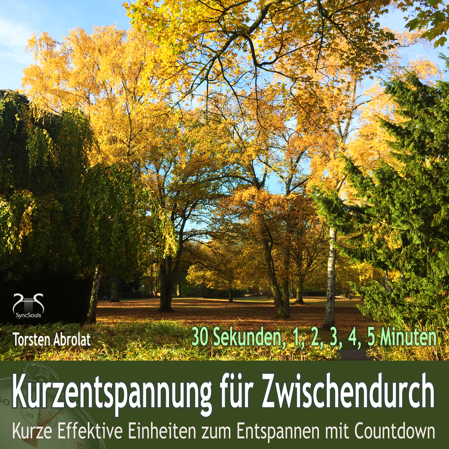 Обложка книги «Kurzentspannung für Zwischendurch - 30 Sekunden, 1 bis 5 Minuten - Kurze Effektive Einheiten zum Entspannen mit Countdown»