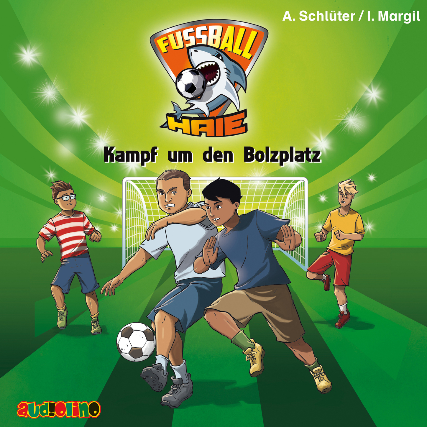 Обложка книги «Kampf um den Bolzplatz - Fußball-Haie 4»