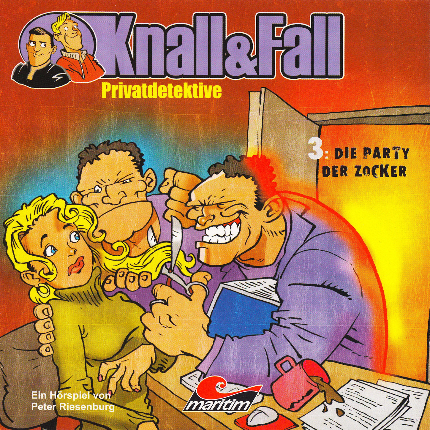 Обложка книги «Knall & Fall Privatdetektive, Folge 3: Die Party der Zocker»