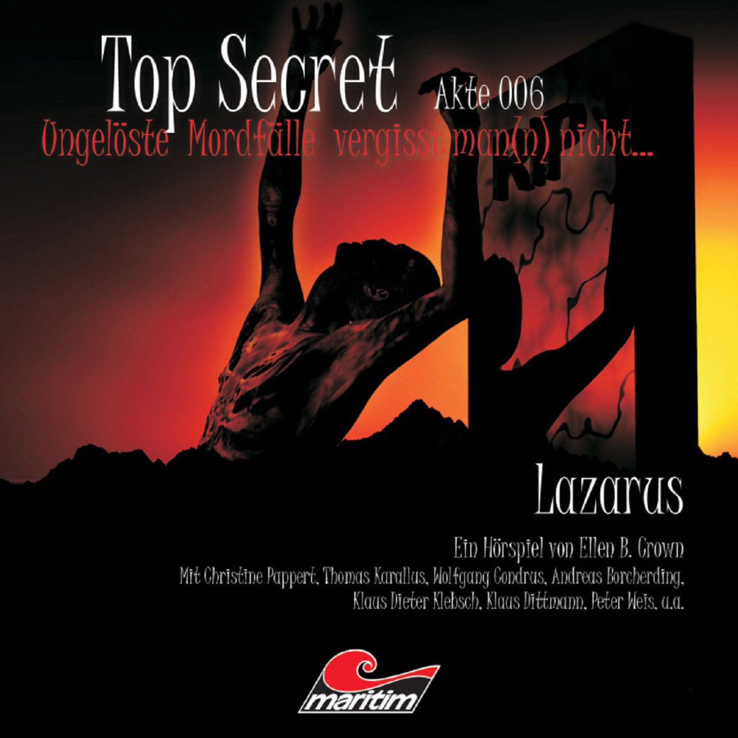 Обложка книги «Top Secret, Akte 6: Lazarus»