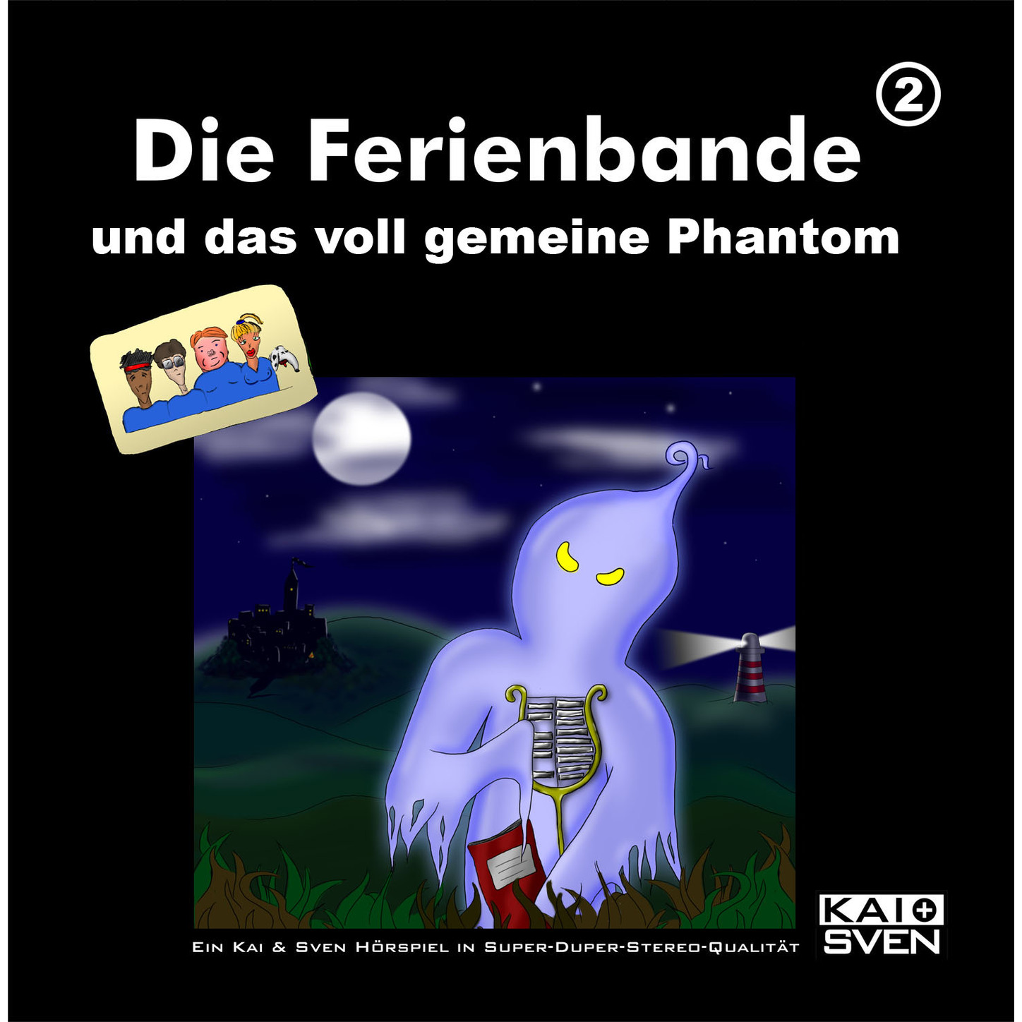 Обложка книги «Die Ferienbande, Folge 2: Die Ferienbande und das voll gemeine Phantom»