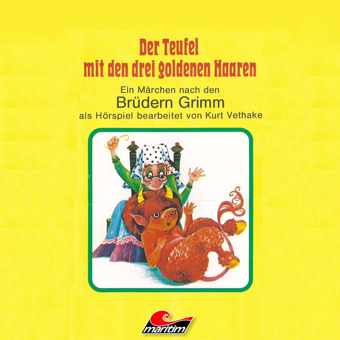 Обложка книги «Der Teufel mit den drei goldenen Haaren»