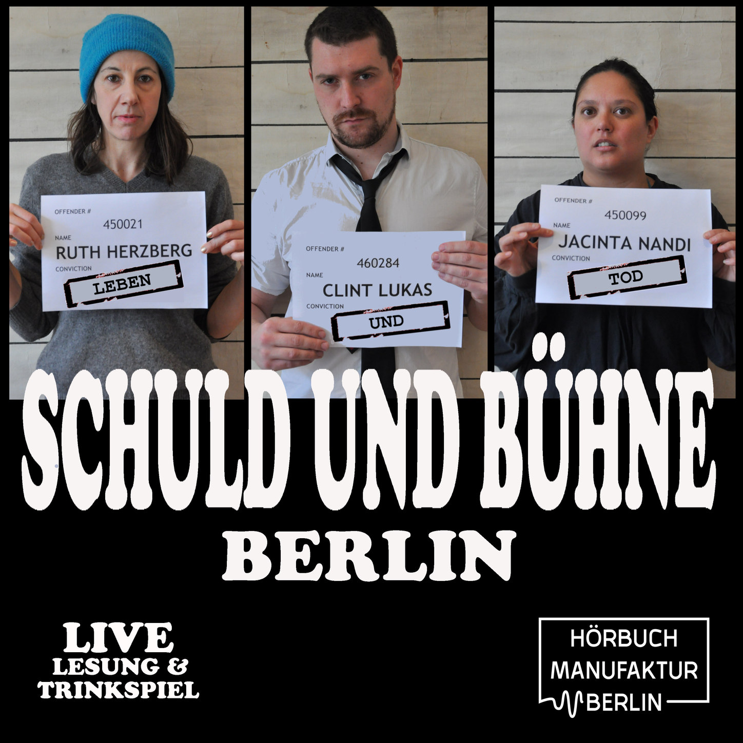 Обложка книги «Schuld und Bühne - Live-Lesung mit Trinkspiel, Folge 6: YOLO. Leben und Tod: Die große Show (Ungekürzt)»