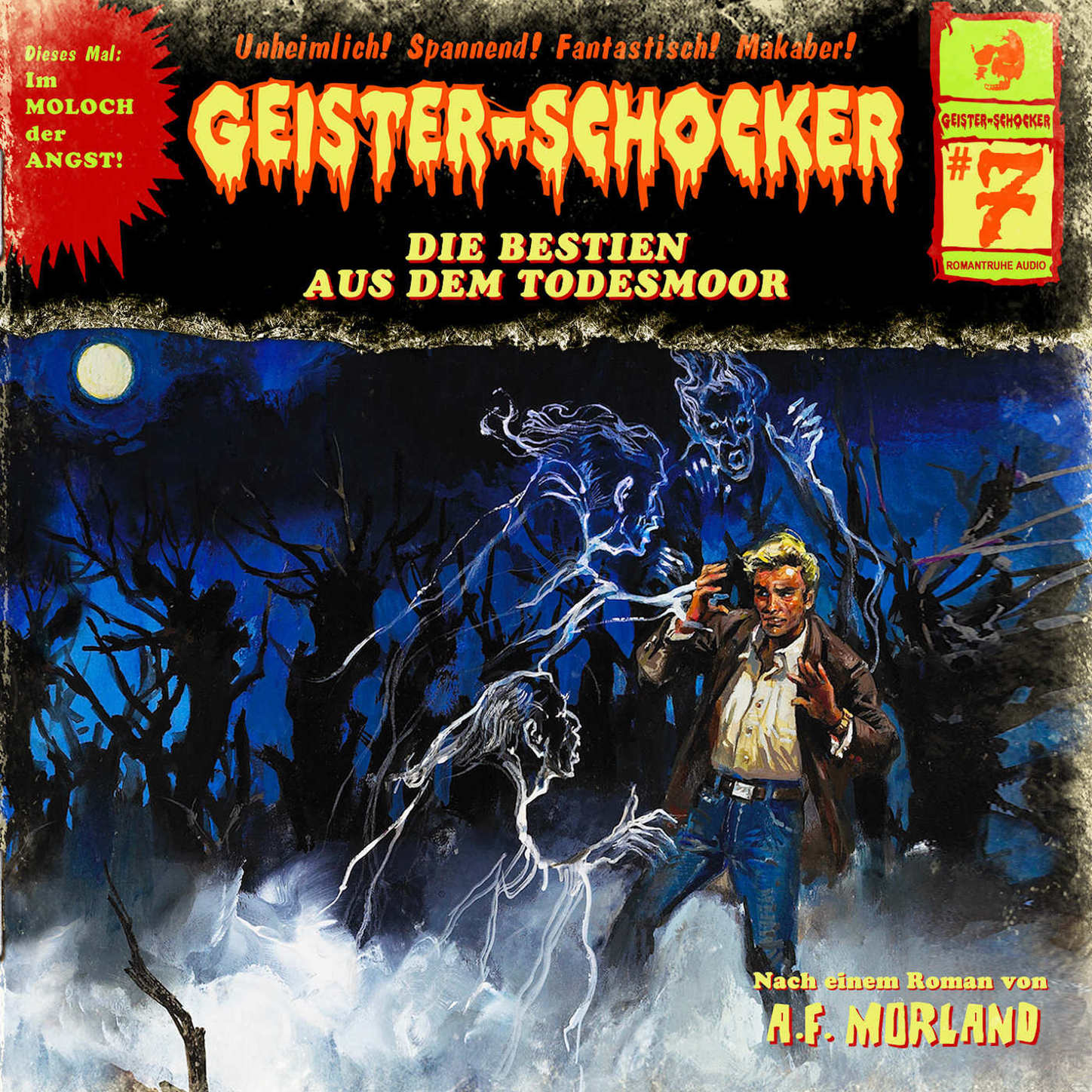Обложка книги «Geister-Schocker, Folge 7: Die Bestien aus dem Todesmoor»