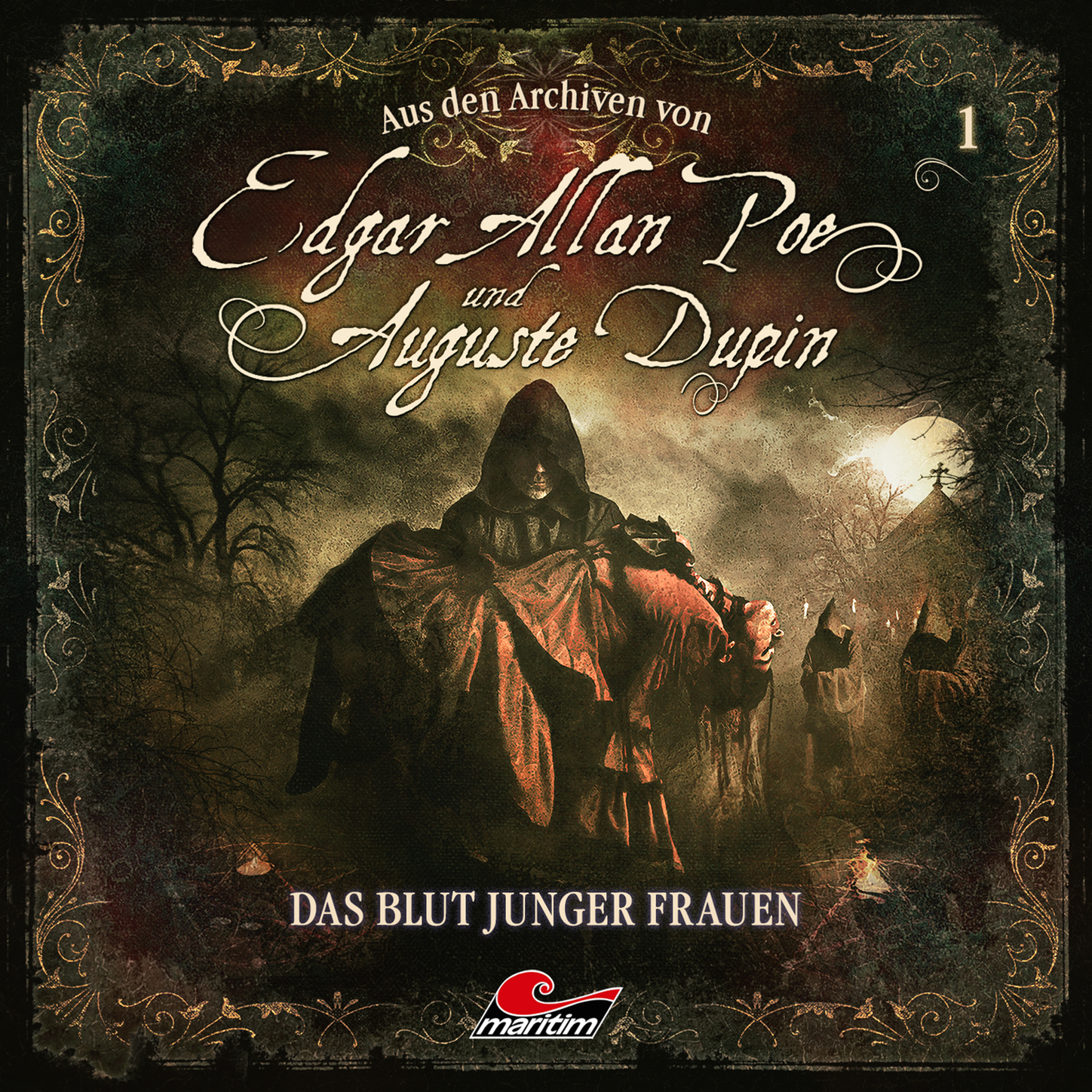Обложка книги «Edgar Allan Poe & Auguste Dupin, Aus den Archiven, Folge 1: Das Blut junger Frauen»