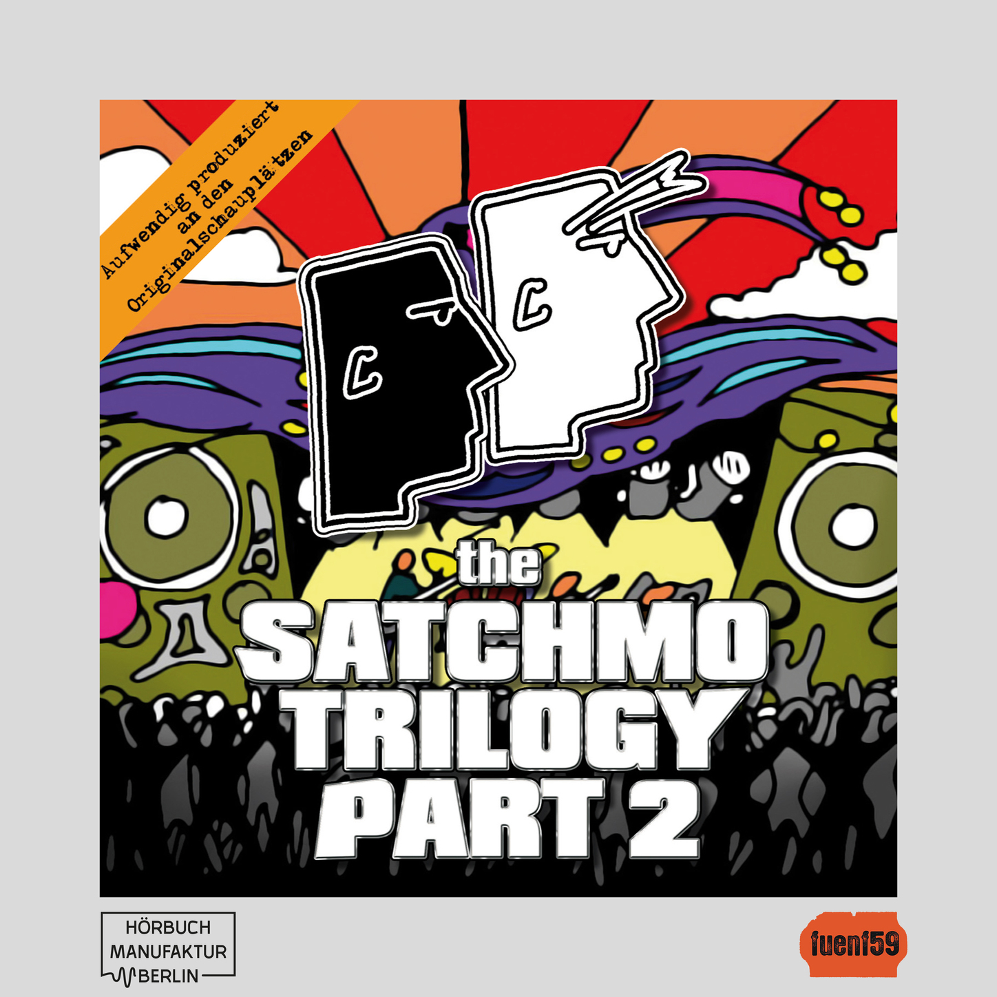 Обложка книги «The Satchmo Trilogy, Part 2: Bronco Bullcox und der dickflüssige Pfarrer (ungekürzt)»