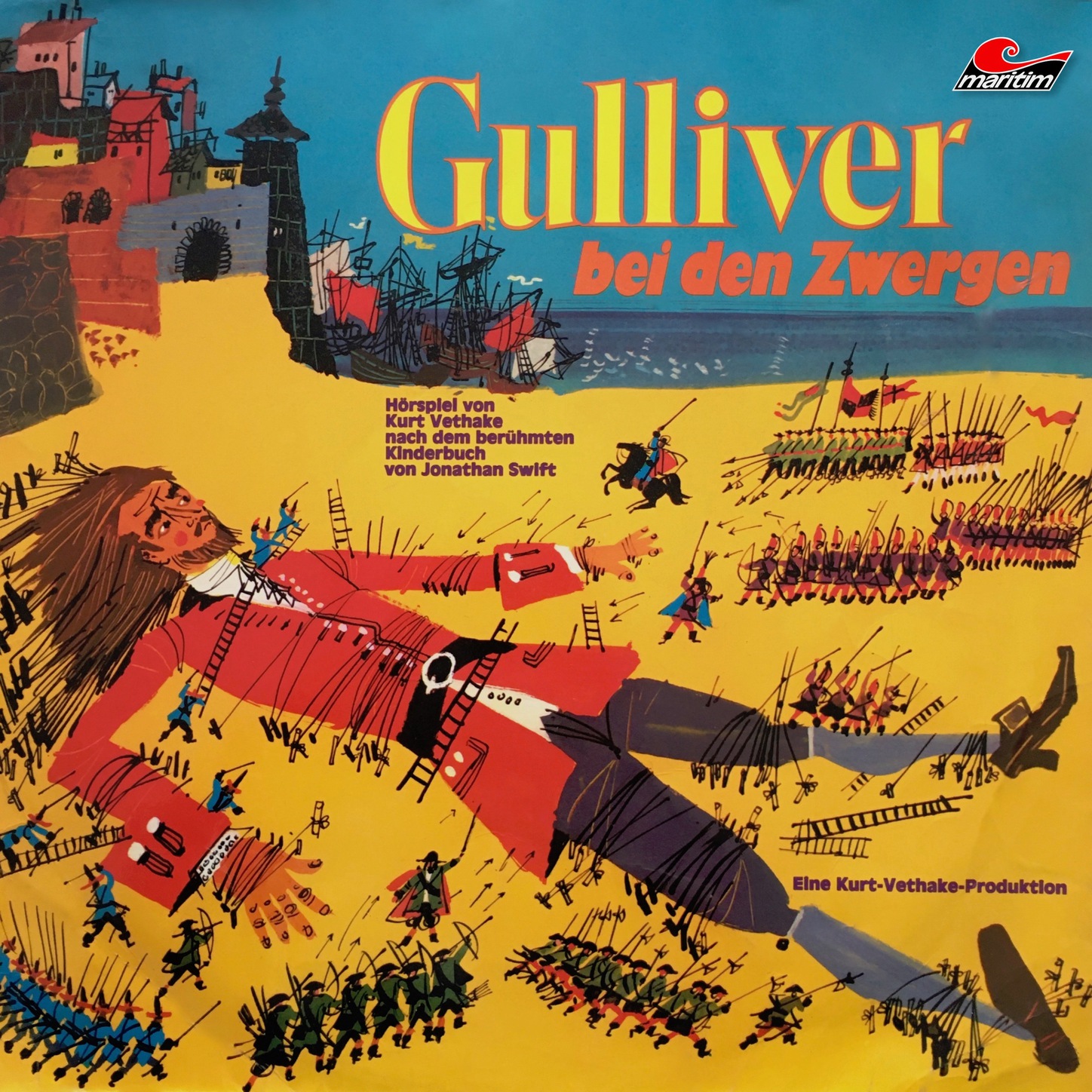 Обложка книги «Jonathan Swift, Gulliver bei den Zwergen»