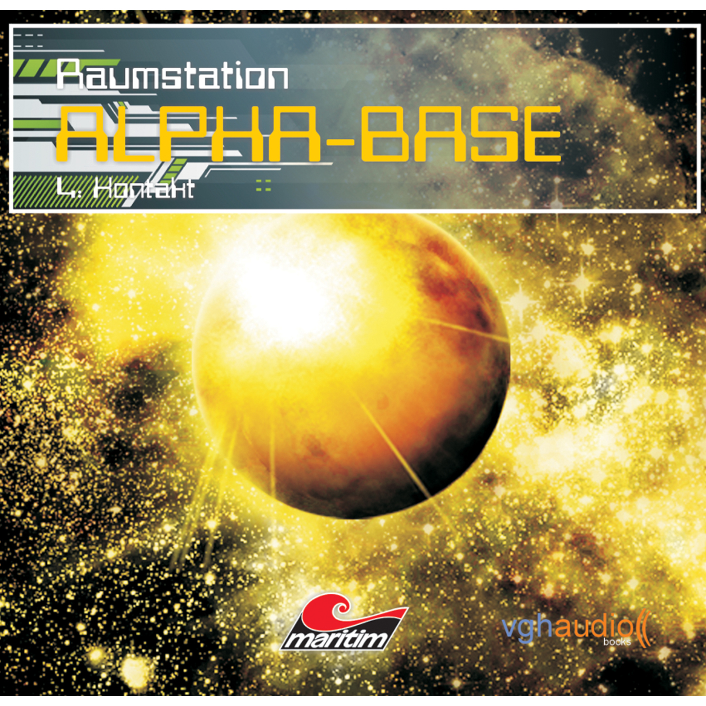 Обложка книги «Raumstation Alpha-Base, Folge 4: Kontakt»