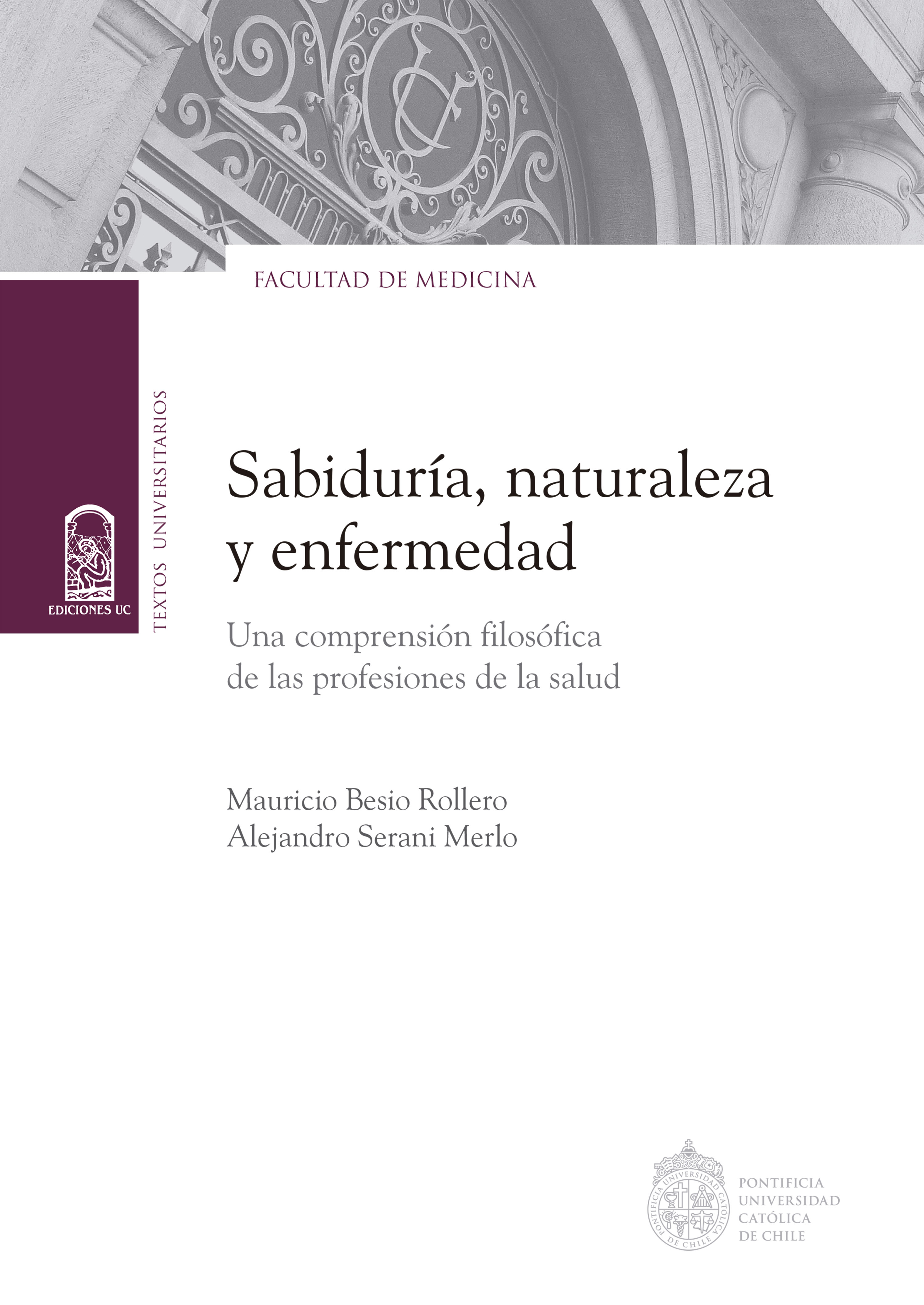Обложка книги «Sabiduría, naturaleza y enfermedad»