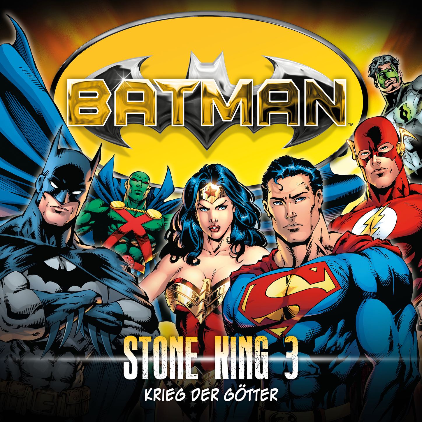Обложка книги «Batman, Stone King, Folge 3: Krieg der Götter»