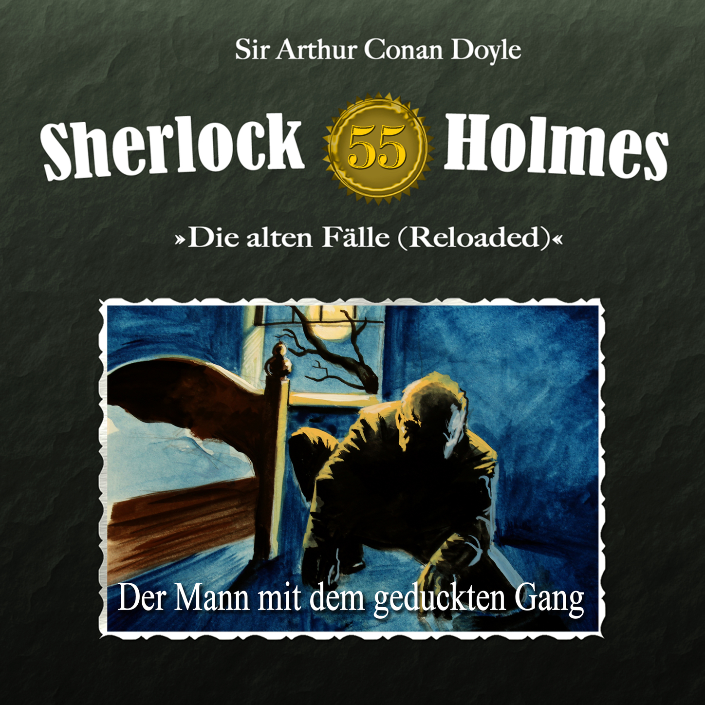 Обложка книги «Sherlock Holmes, Die alten Fälle (Reloaded), Fall 55: Der Mann mit dem geduckten Gang»