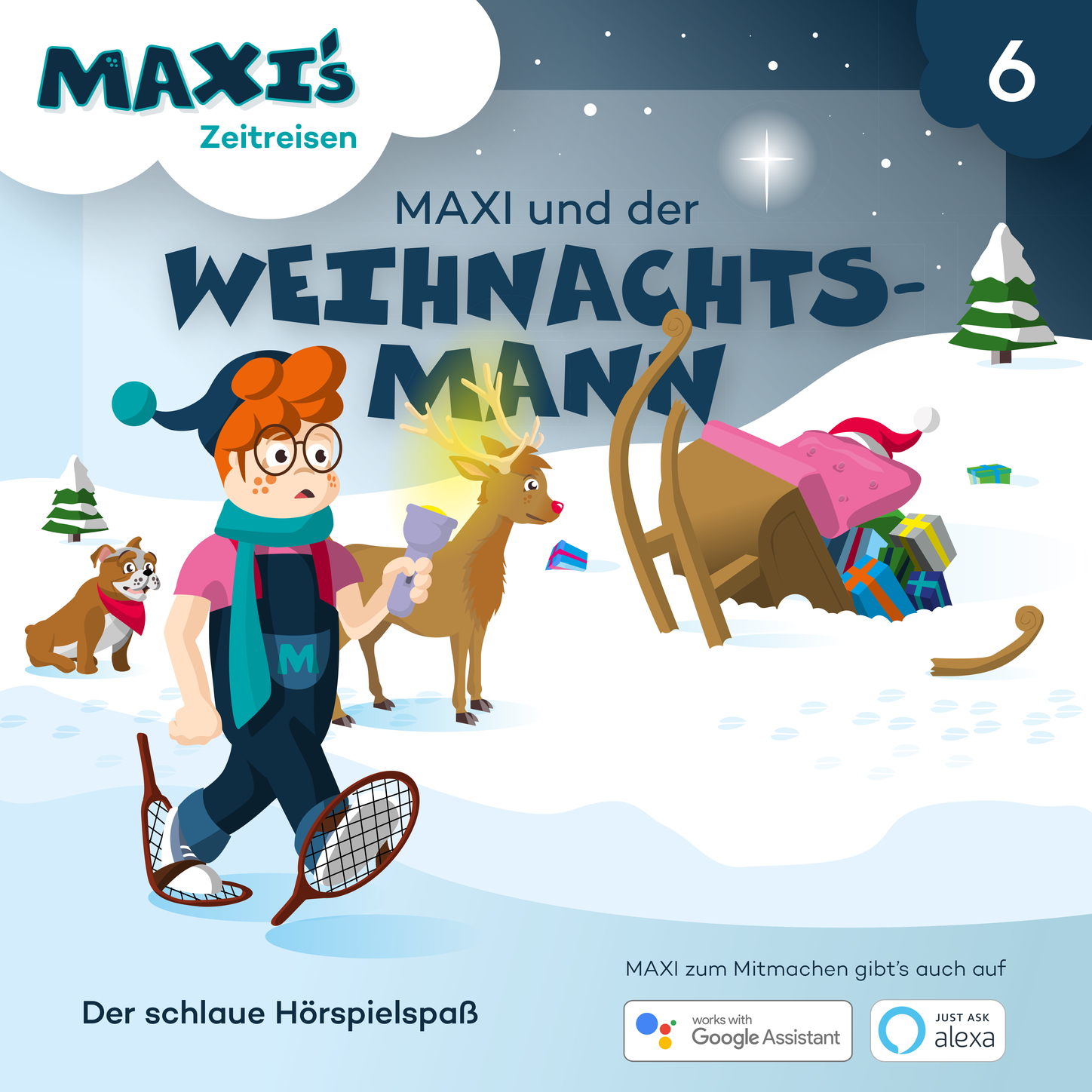 Обложка книги «Maxi's Zeitreisen, Folge 6: Maxi und der Weihnachtsmann»