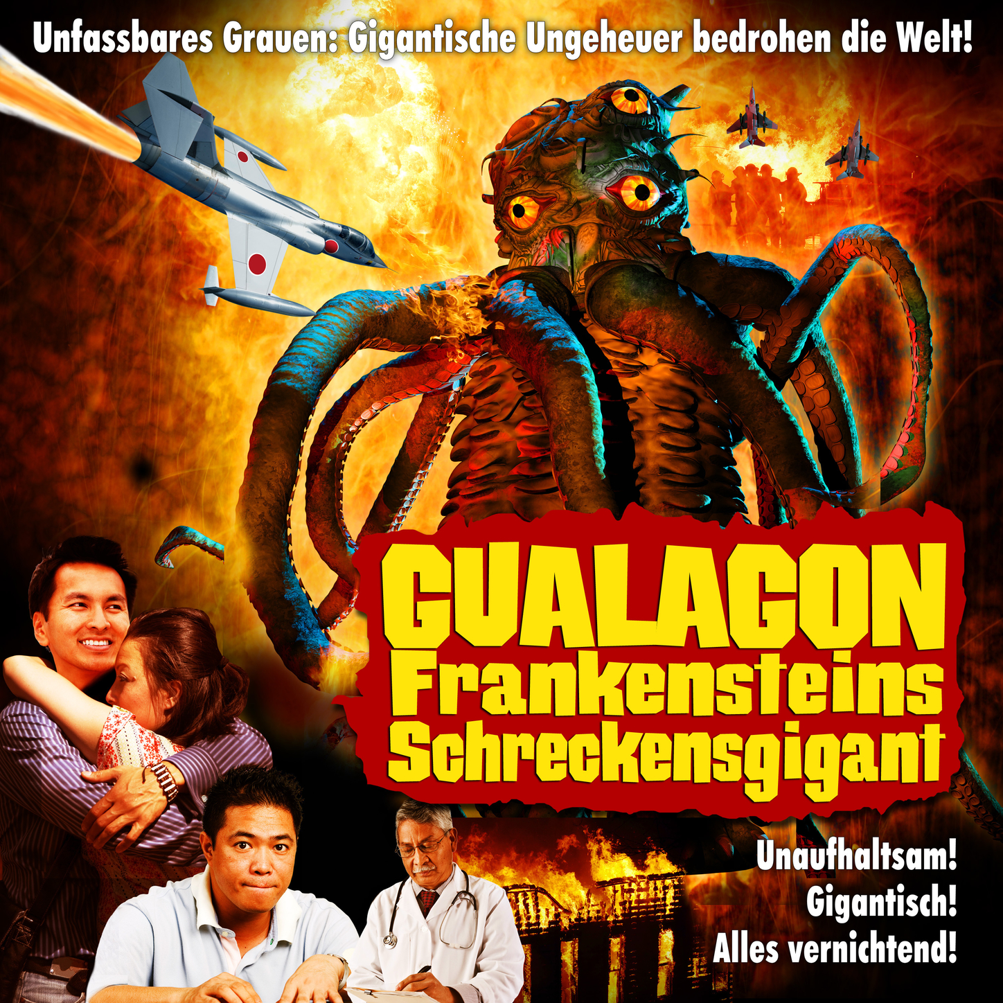 Обложка книги «Gualagon, Frankensteins Schreckensgigant»