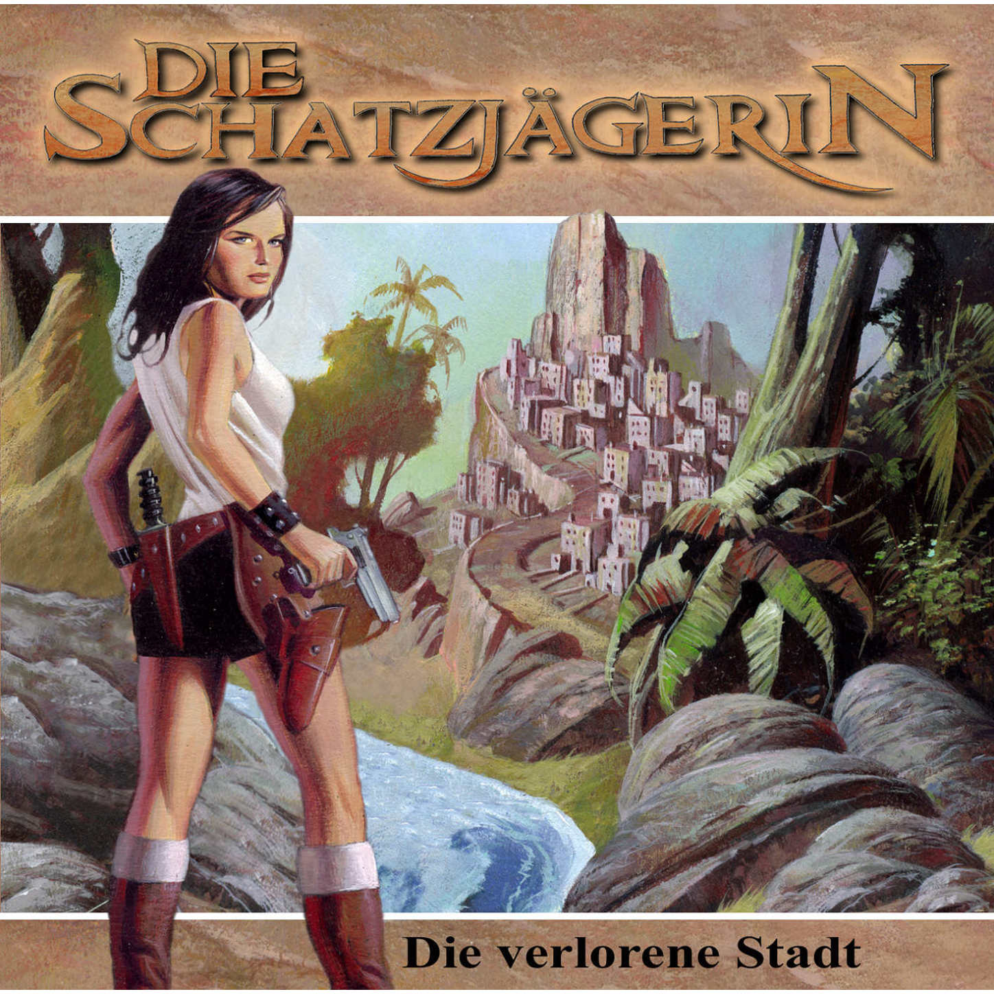 Обложка книги «Die Schatzjägerin, Folge 4: Die verlorene Stadt»