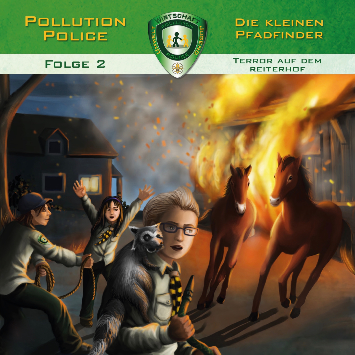 Обложка книги «Pollution Police, Folge 2: Terror auf dem Reiterhof»