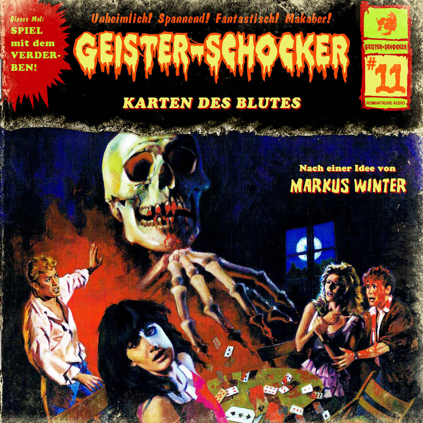 Обложка книги «Geister-Schocker, Folge 11: Die Karten des Blutes»