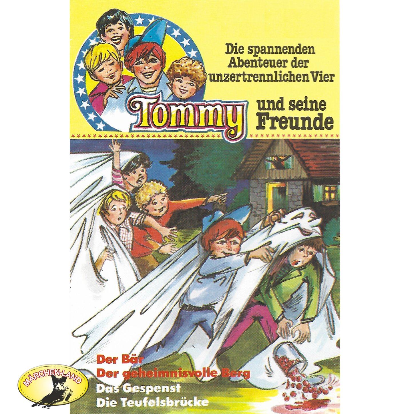 Обложка книги «Tommy und seine Freunde, Folge 1: Der Bär / Der geheimnisvolle Berg / Das Gespenst / Die Teufelsbrücke»