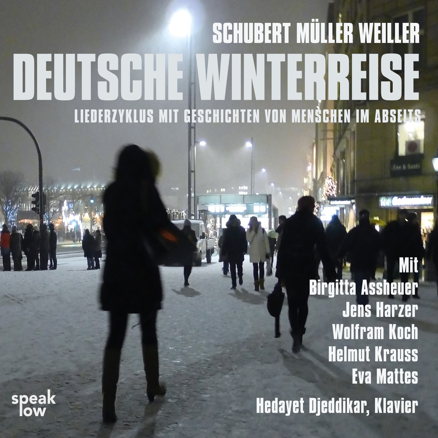 Обложка книги «Deutsche Winterreise - Liederzyklus mit Geschichten von Menschen im Abseits»