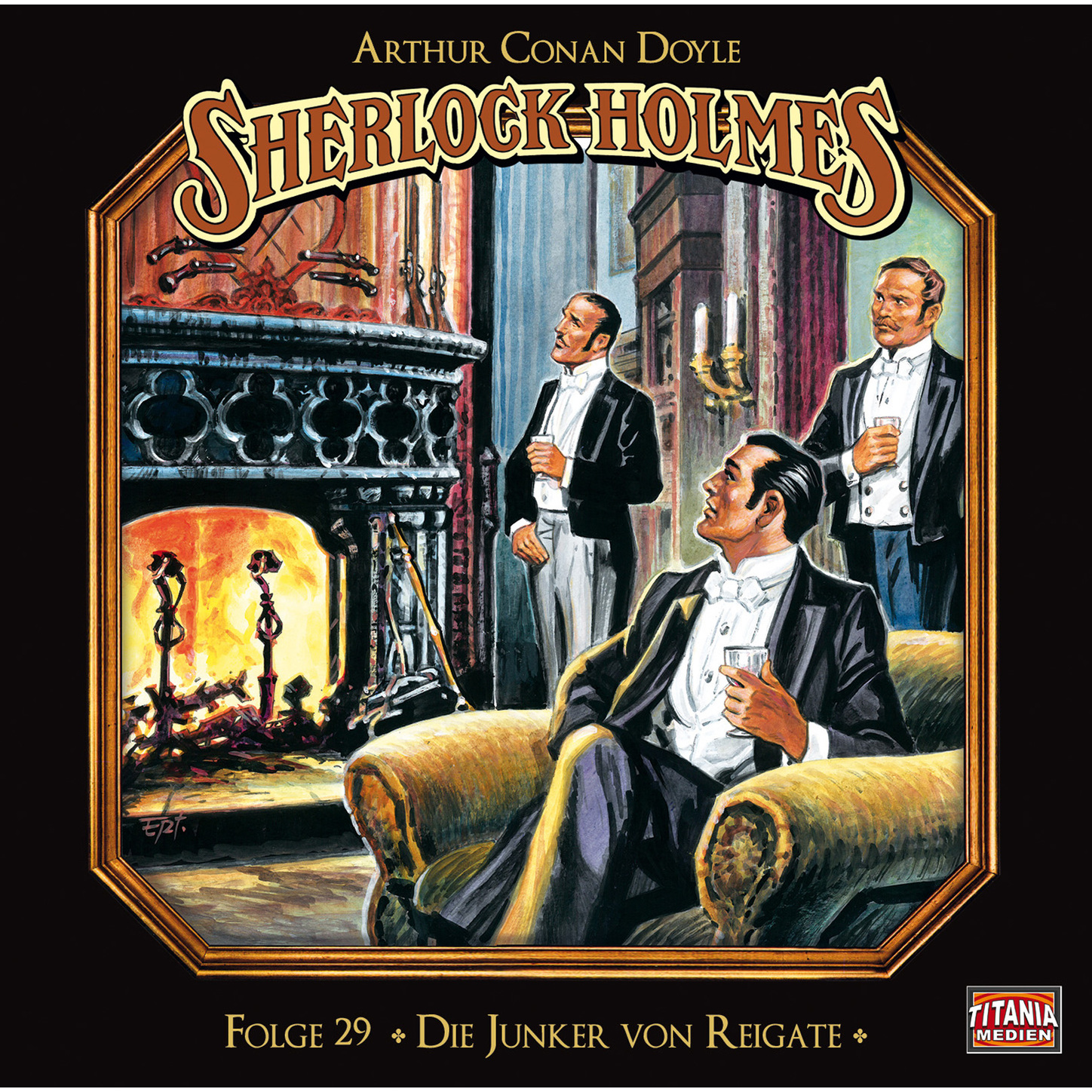 Обложка книги «Sherlock Holmes - Die geheimen Fälle des Meisterdetektivs, Folge 29: Die Junker von Reigate»