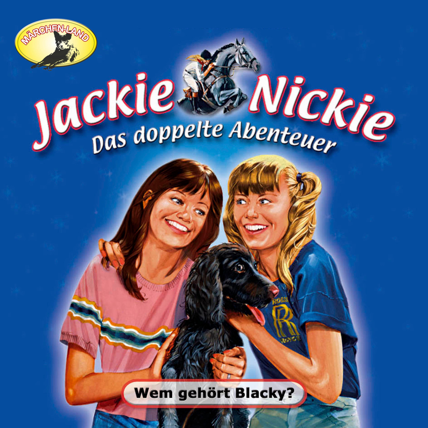Обложка книги «Jackie und Nickie - Das doppelte Abenteuer, Neue Version, Folge 1: Wem gehört Blacky?»