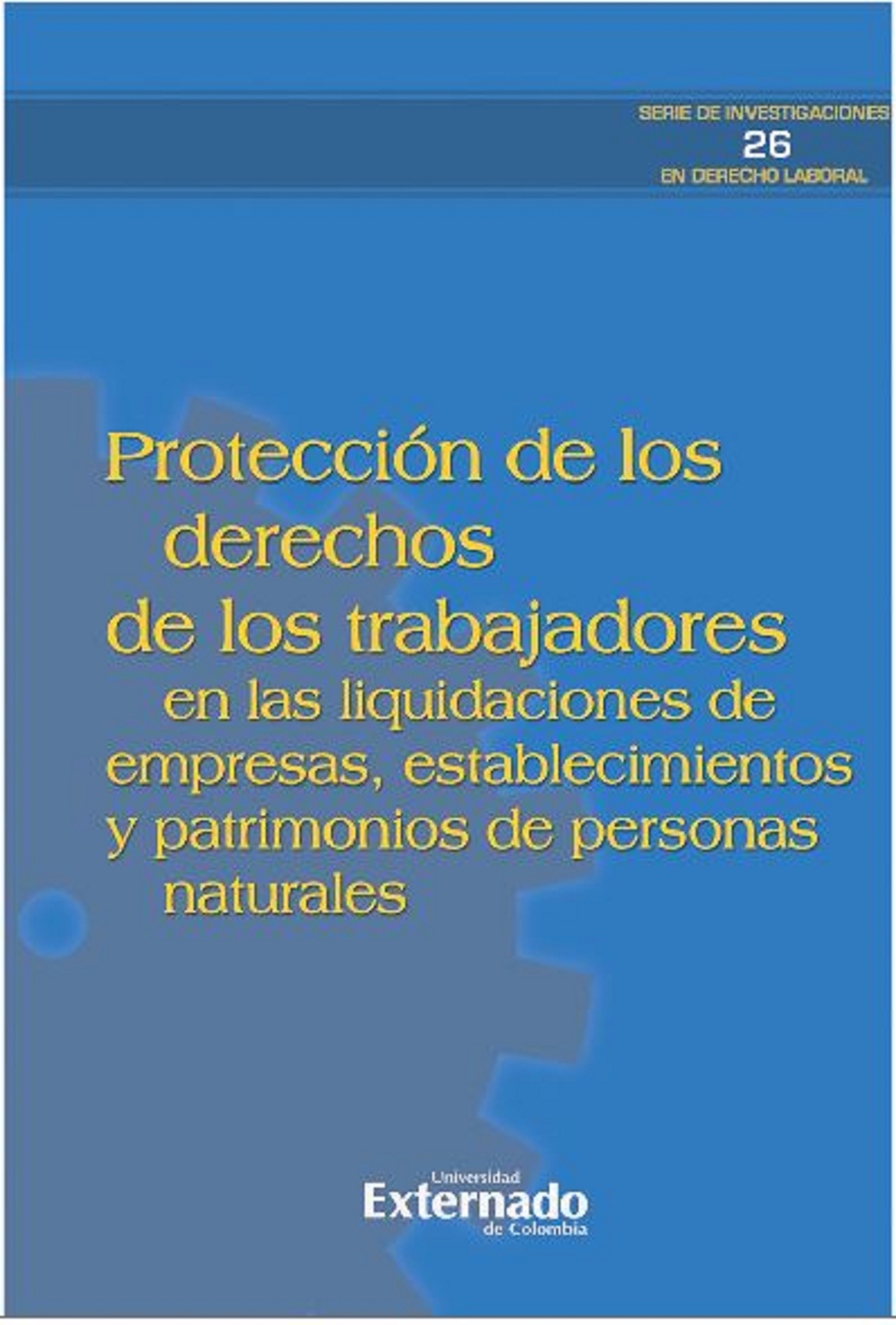 Обложка книги «Protección de los derechos de los trabajadores»